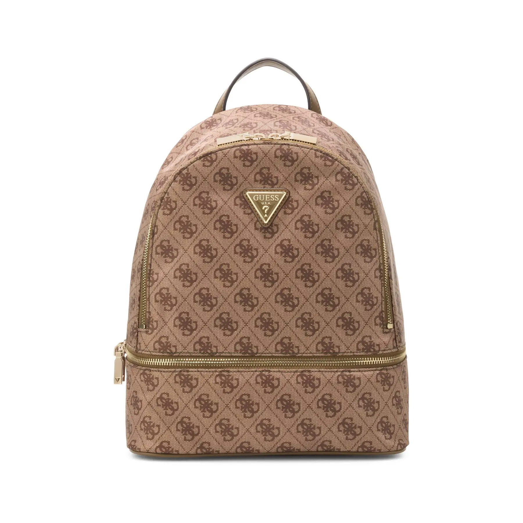 GUESS vrijetijdsrugzak rugzak Adrian Logo Backpack Latte Logo beige