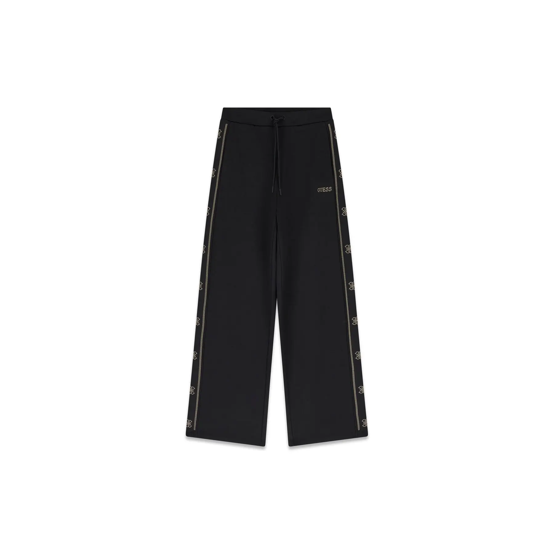 Guess Women's Noir Trousers Octavia Wide Leg