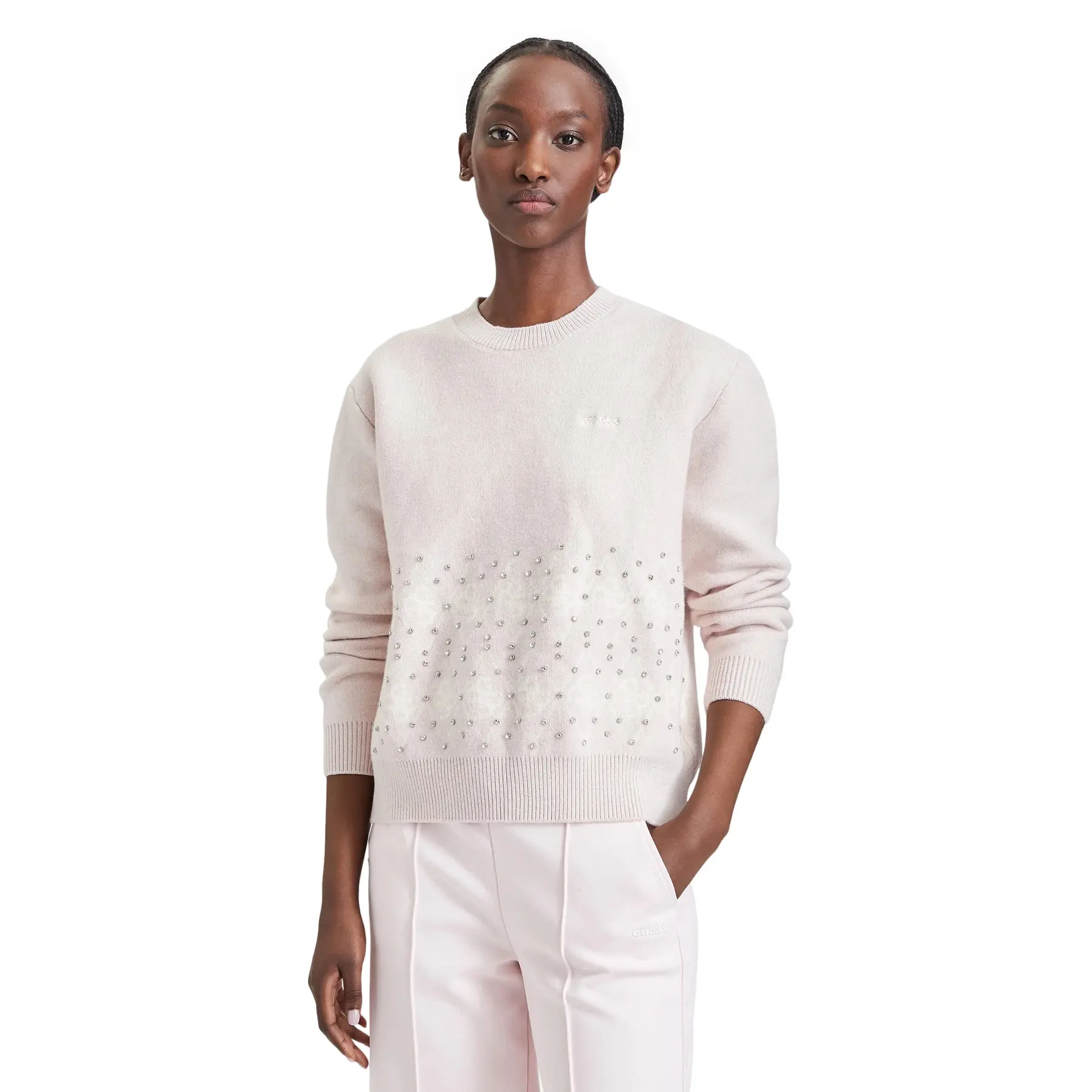 Damen-Jacquard-Pullover Guess Lily