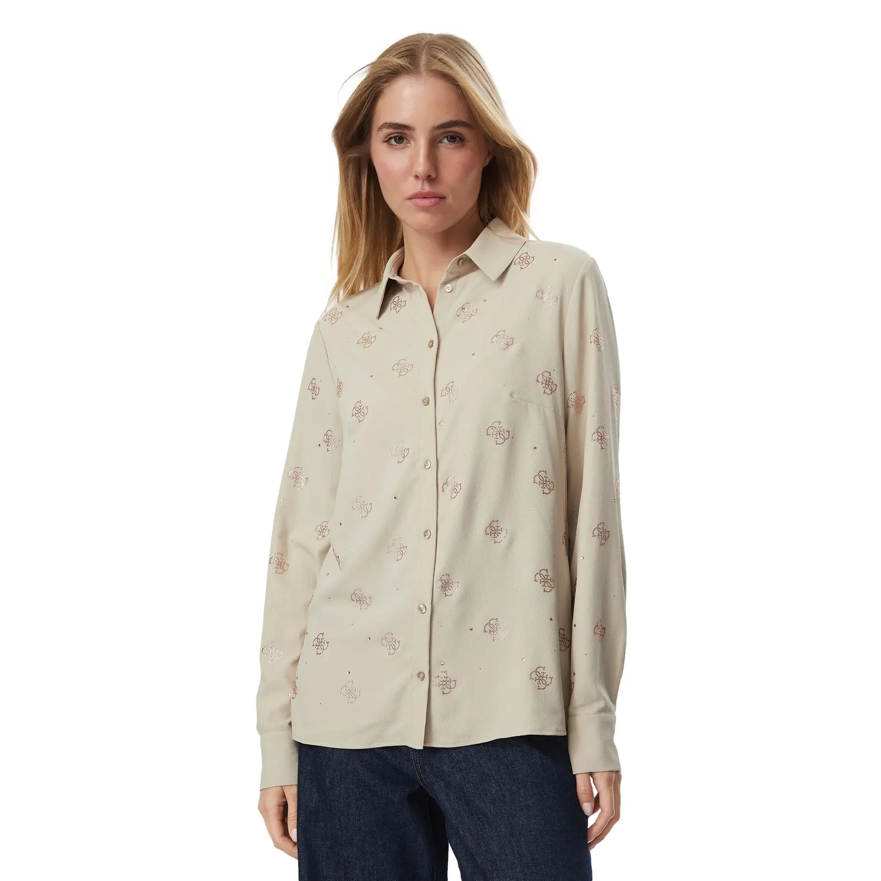 Langarmshirt Damen Guess Flore