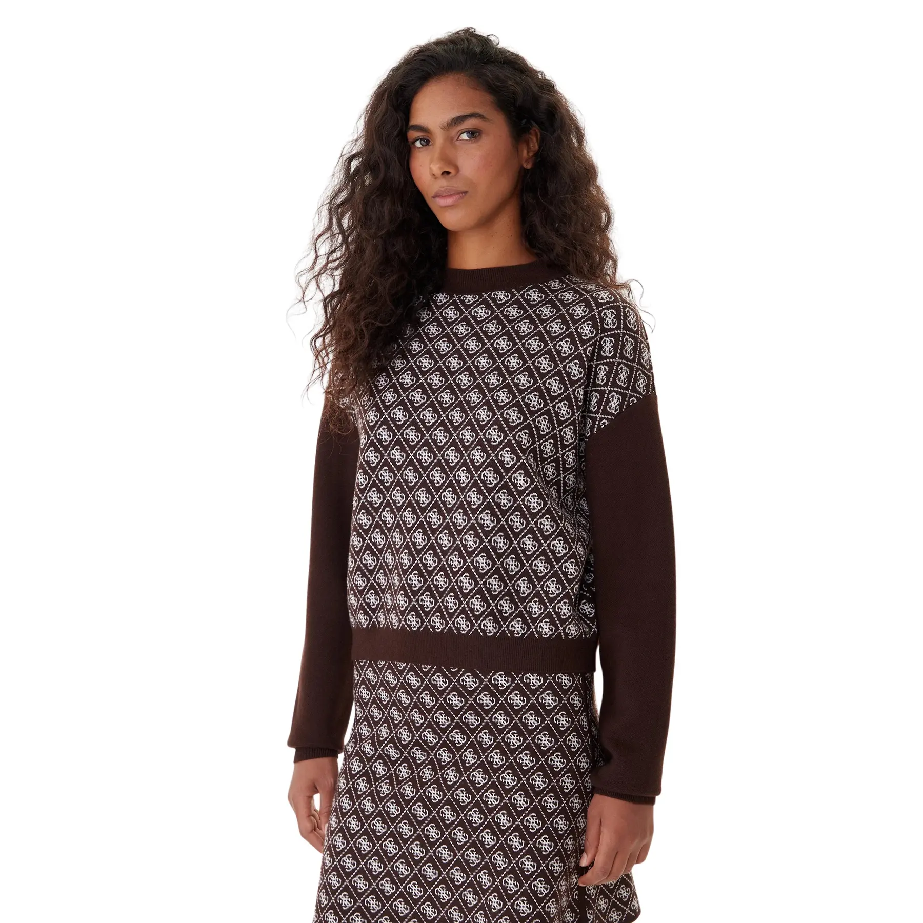 Pullover Damen Guess Aubrey 4G