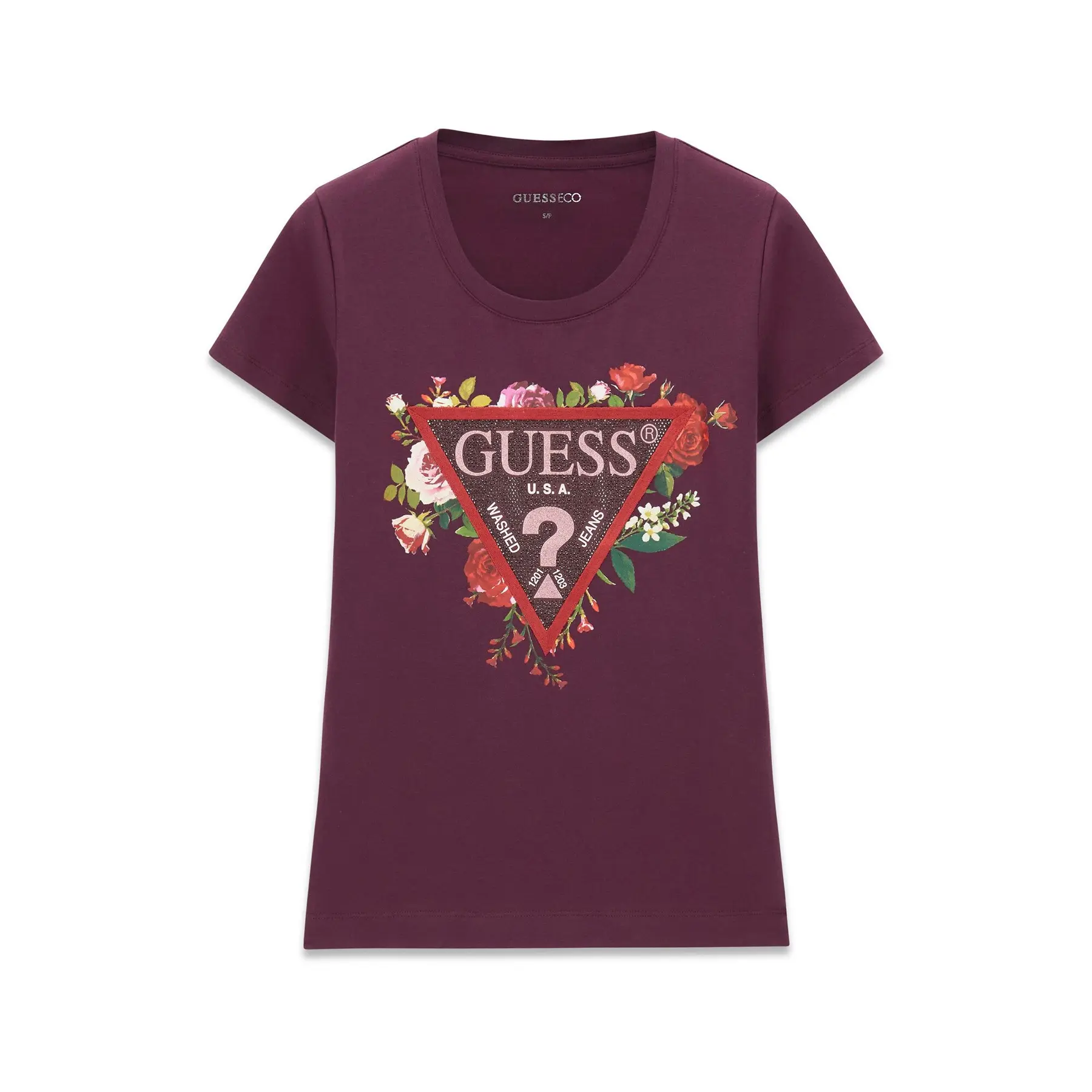 Damen T-Shirt Guess Tapestry Bouquet