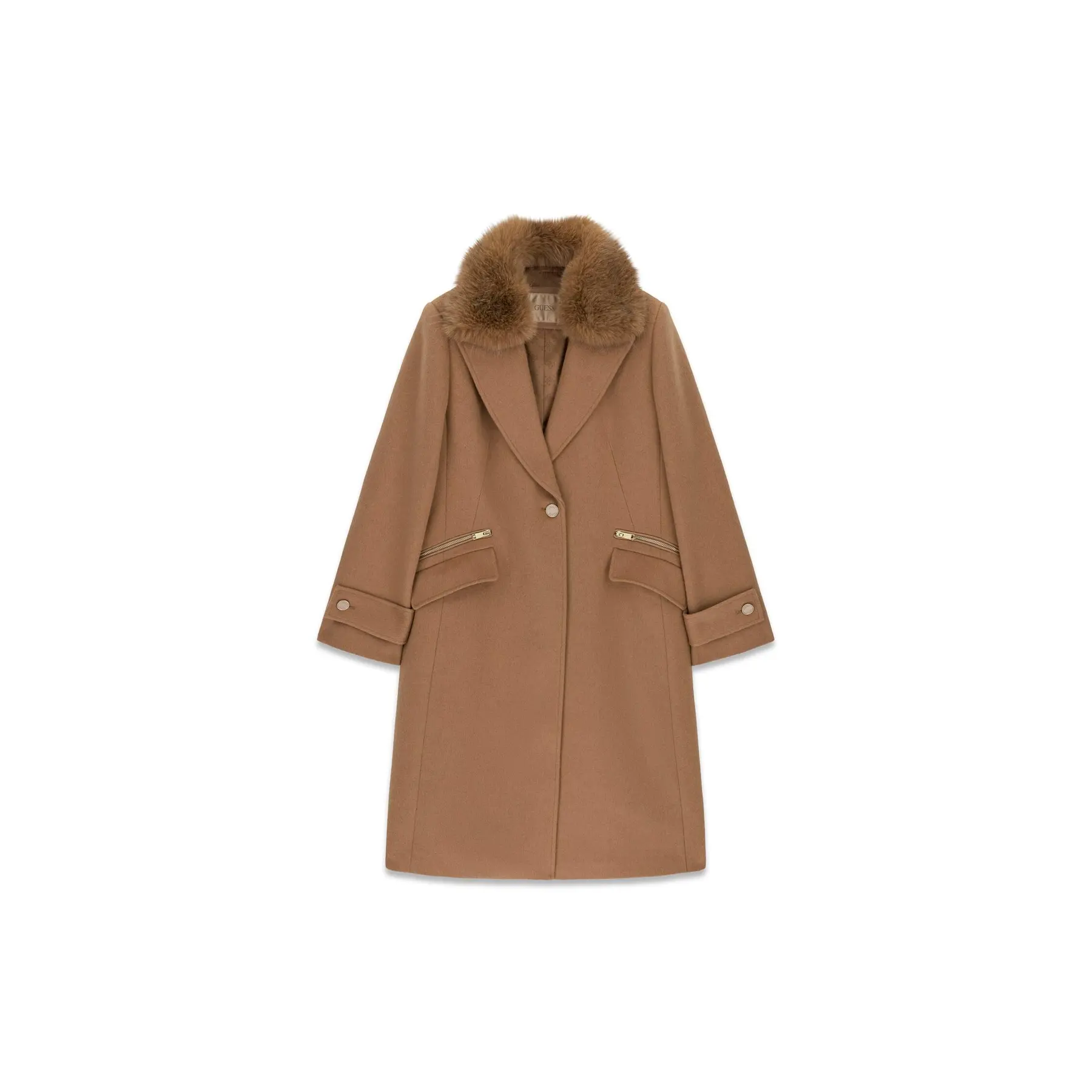 Frau Pelzkragen Mantel Guess New Karole