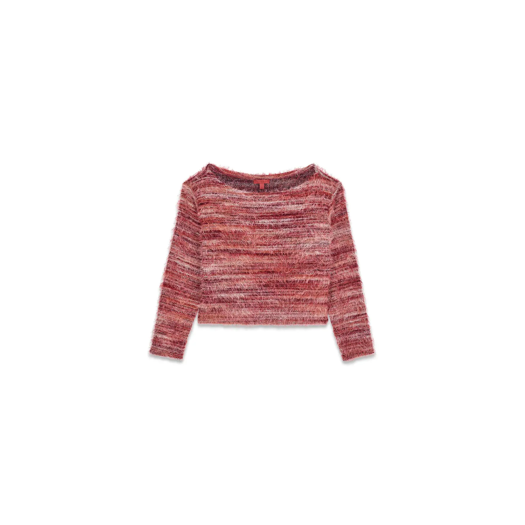 T-shirt manches longues femme Guess Justina Space Dye