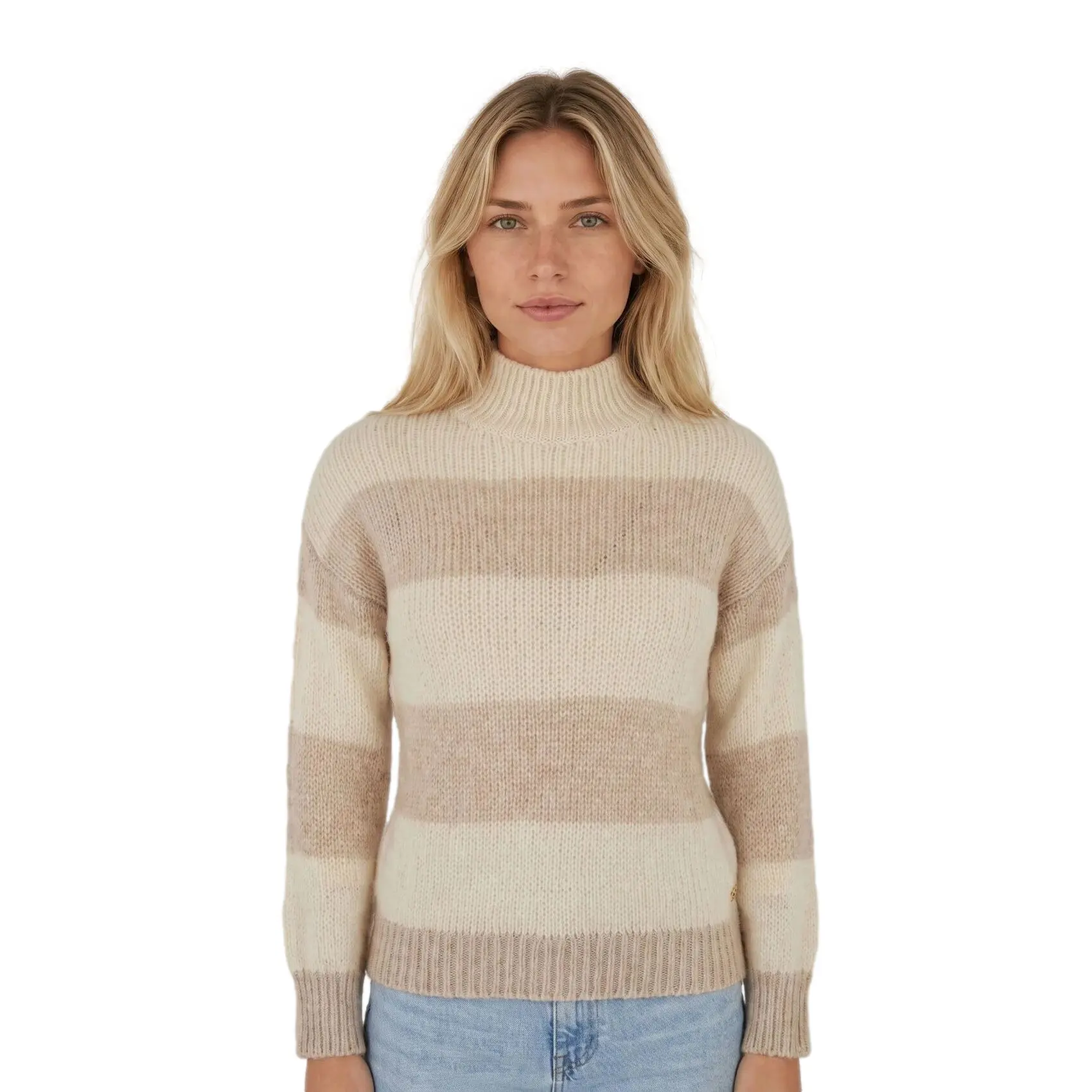 Guess Women's Beige Woman Sweater Joelle