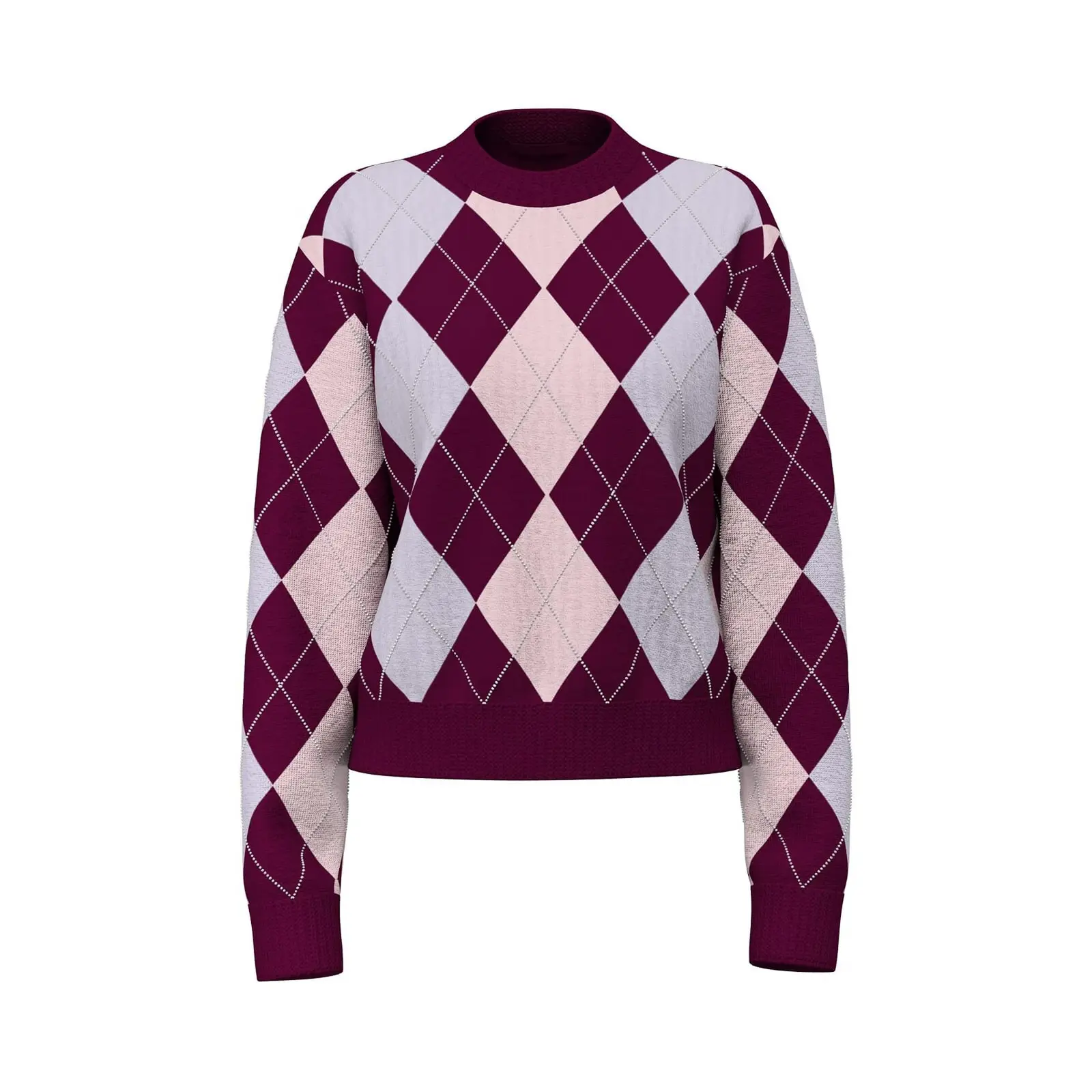 Pull femme Guess Gracie Argyle Pull femme Guess Gracie Argyle