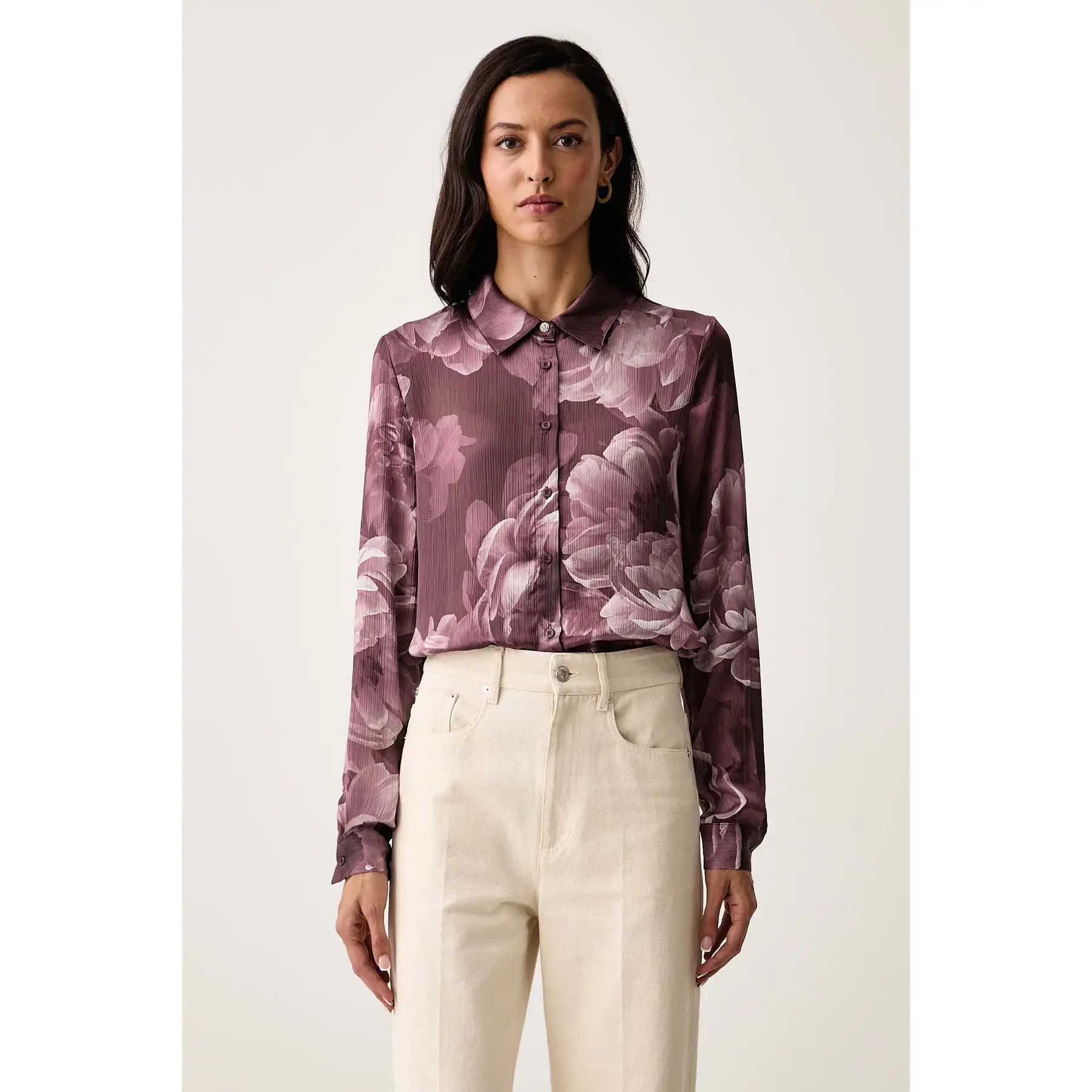 Langarm-Bluse Damen Guess New Clouis