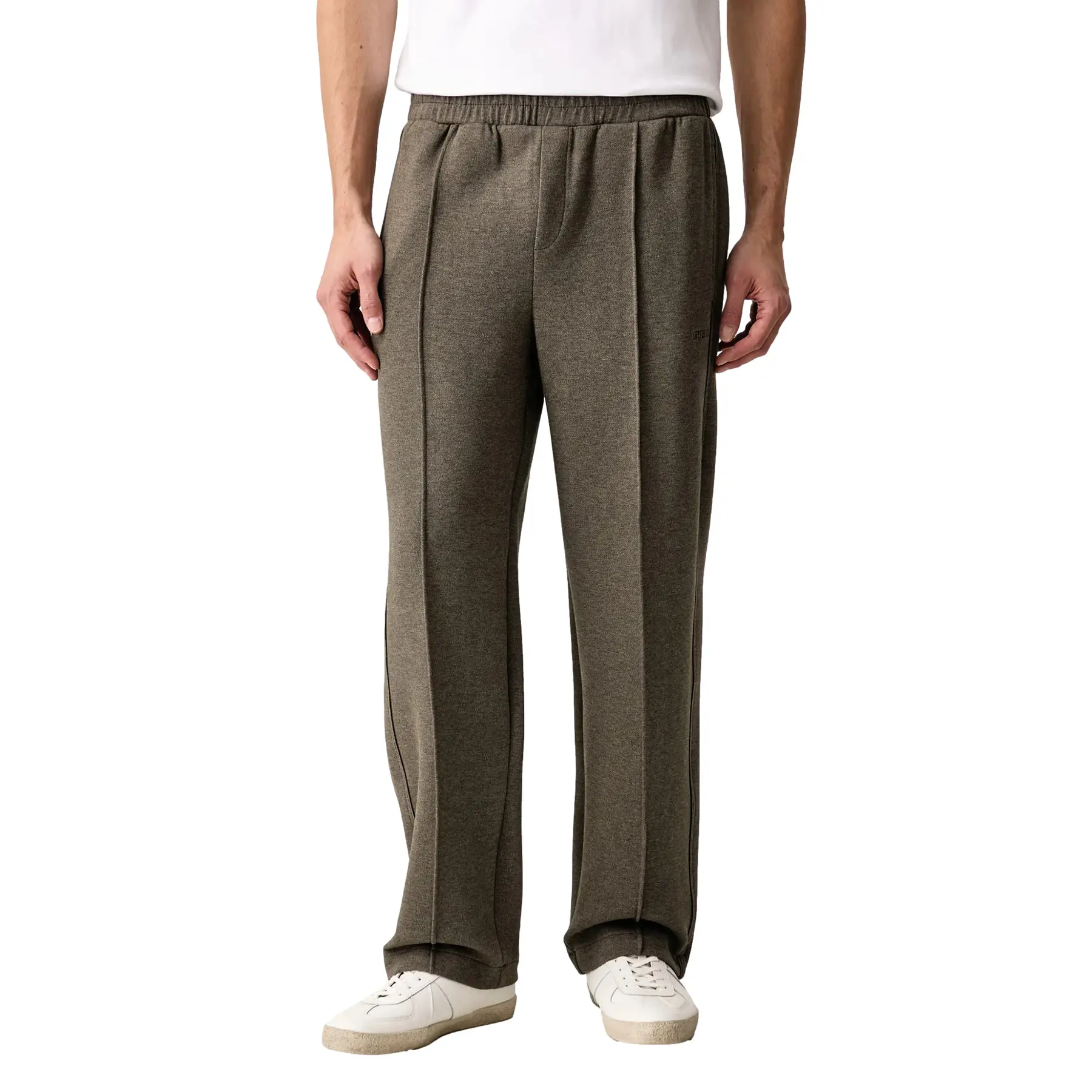 Guess Uomo Marron Pantaloni Running Bayron