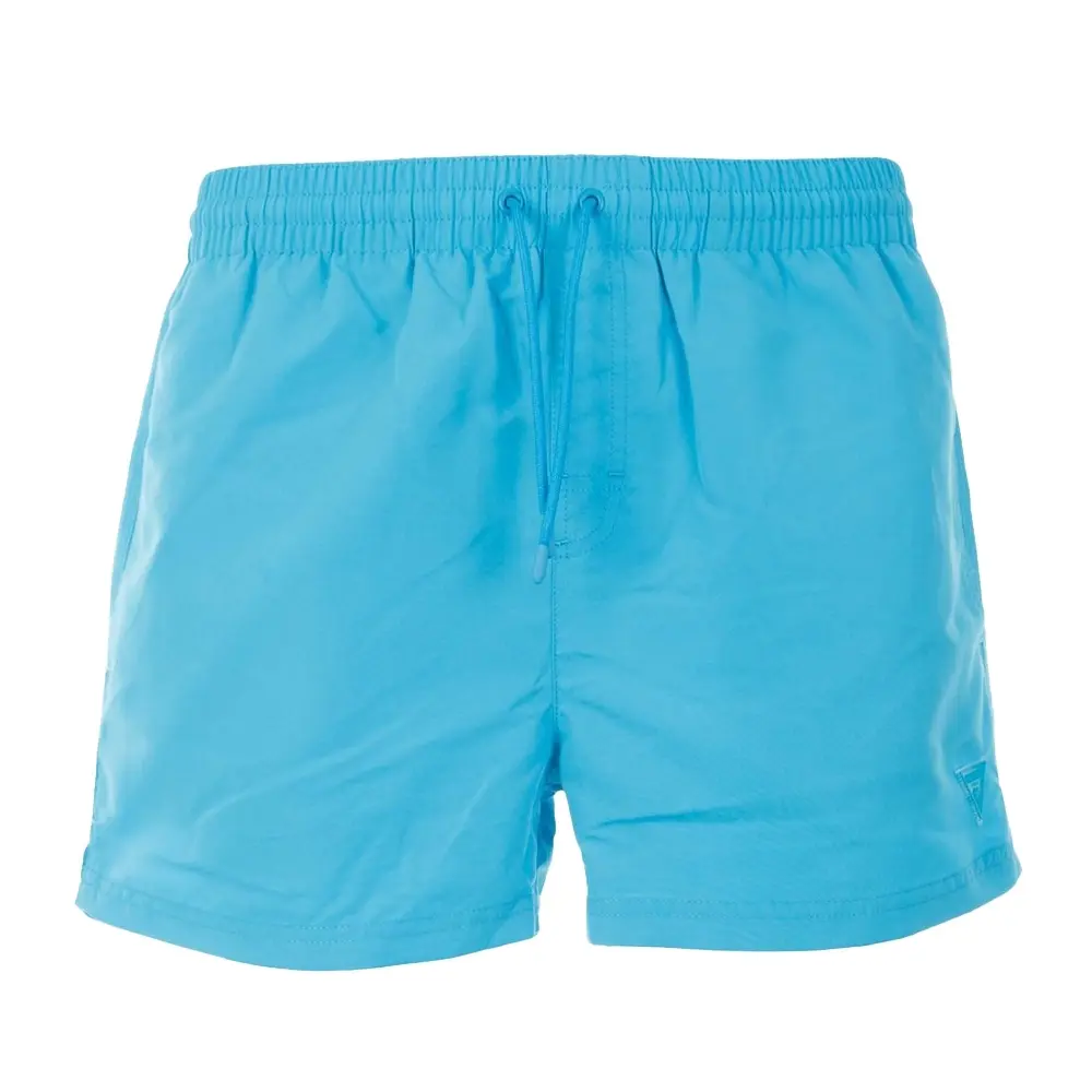 Guess Herren Blau Dreieckiger Badeshort Active G