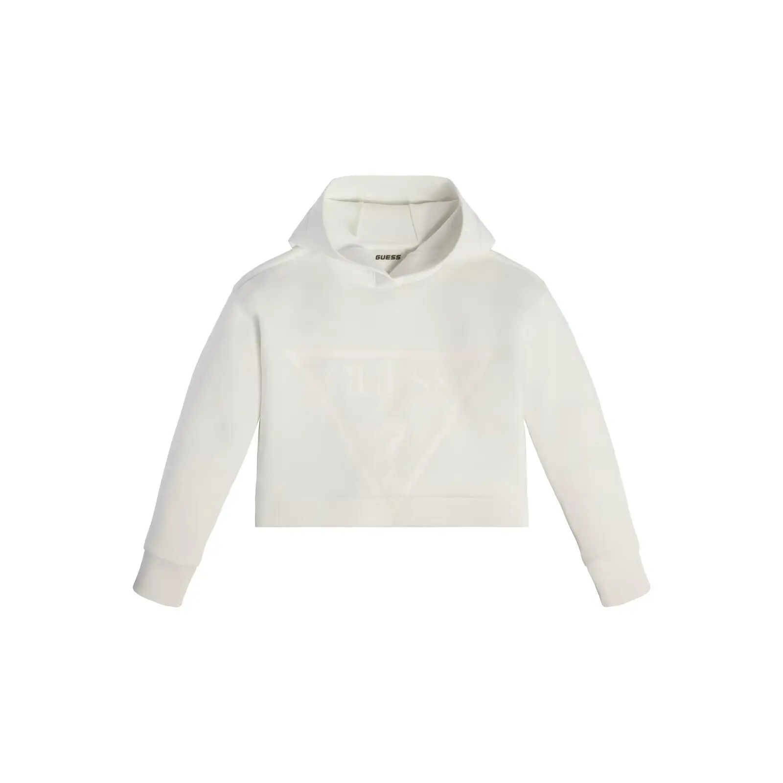 Guess Girls White Long Sleeve Hoodie Active
