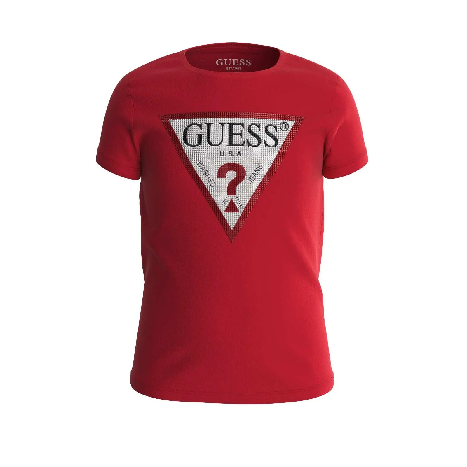 T-shirt da bambina in morbido jersey bio Guess