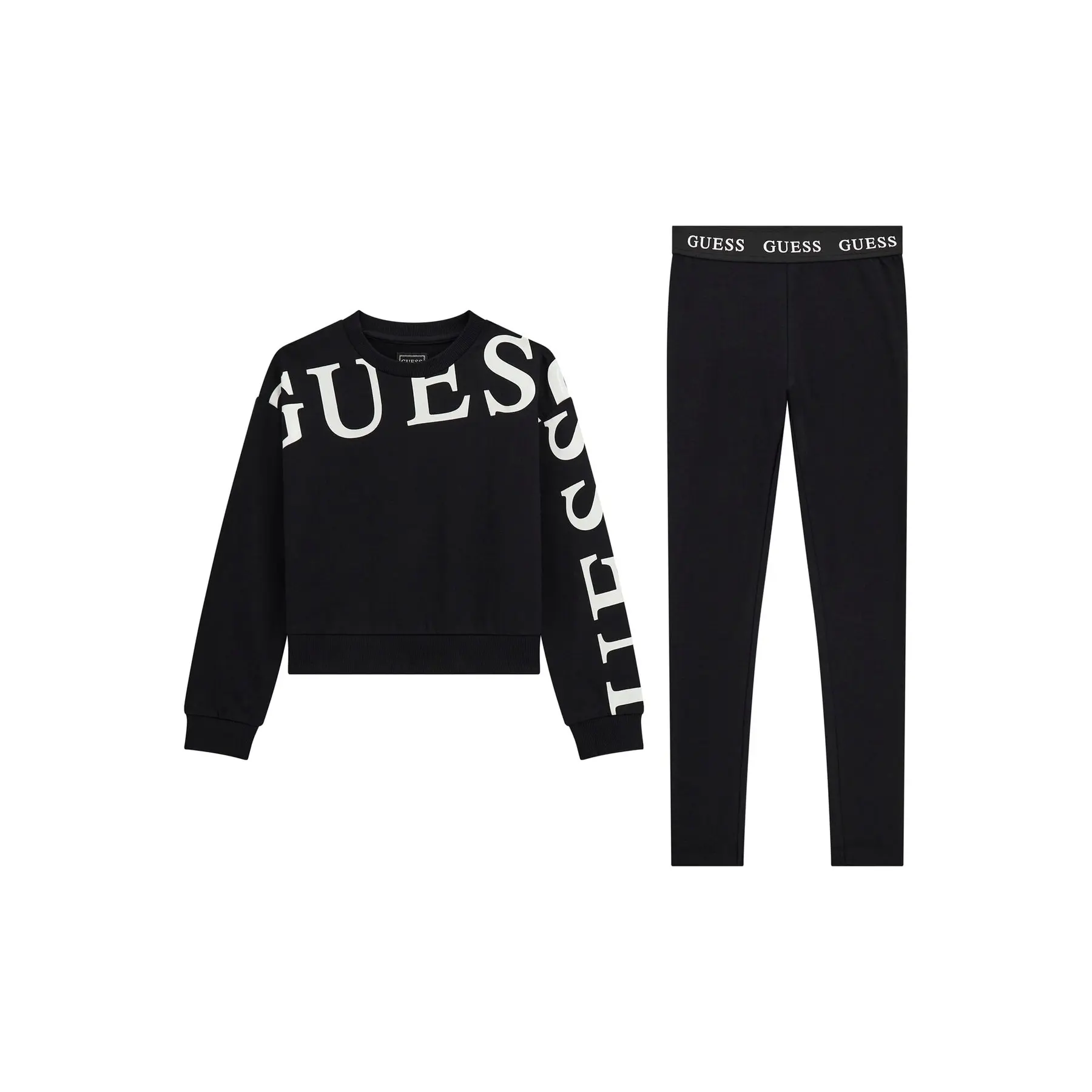 Ensemble sweatshirt et legging fille Guess Active Ensemble sweatshirt et legging fille Guess Active