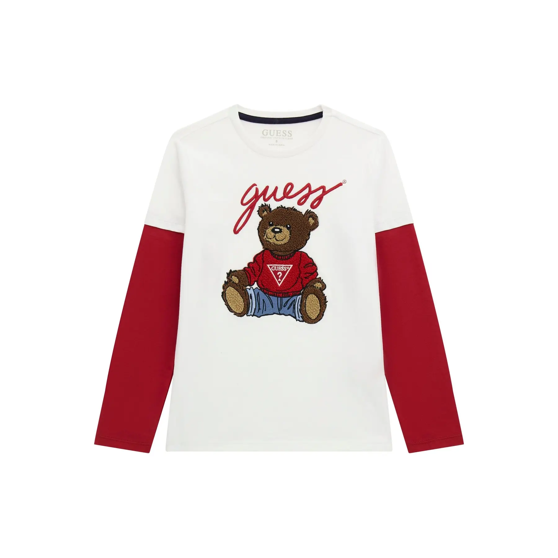 Langarm-T-Shirt mit Rundhalsausschnitt für Kinder Guess