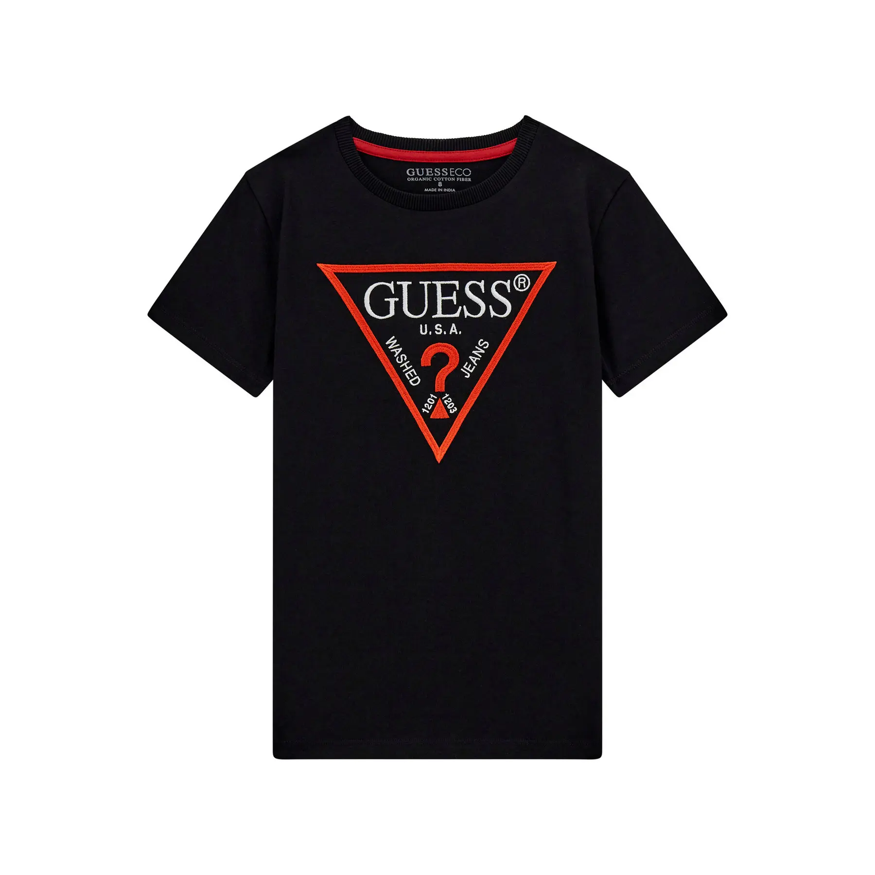 T-shirt con logo 1981 bambino Guess