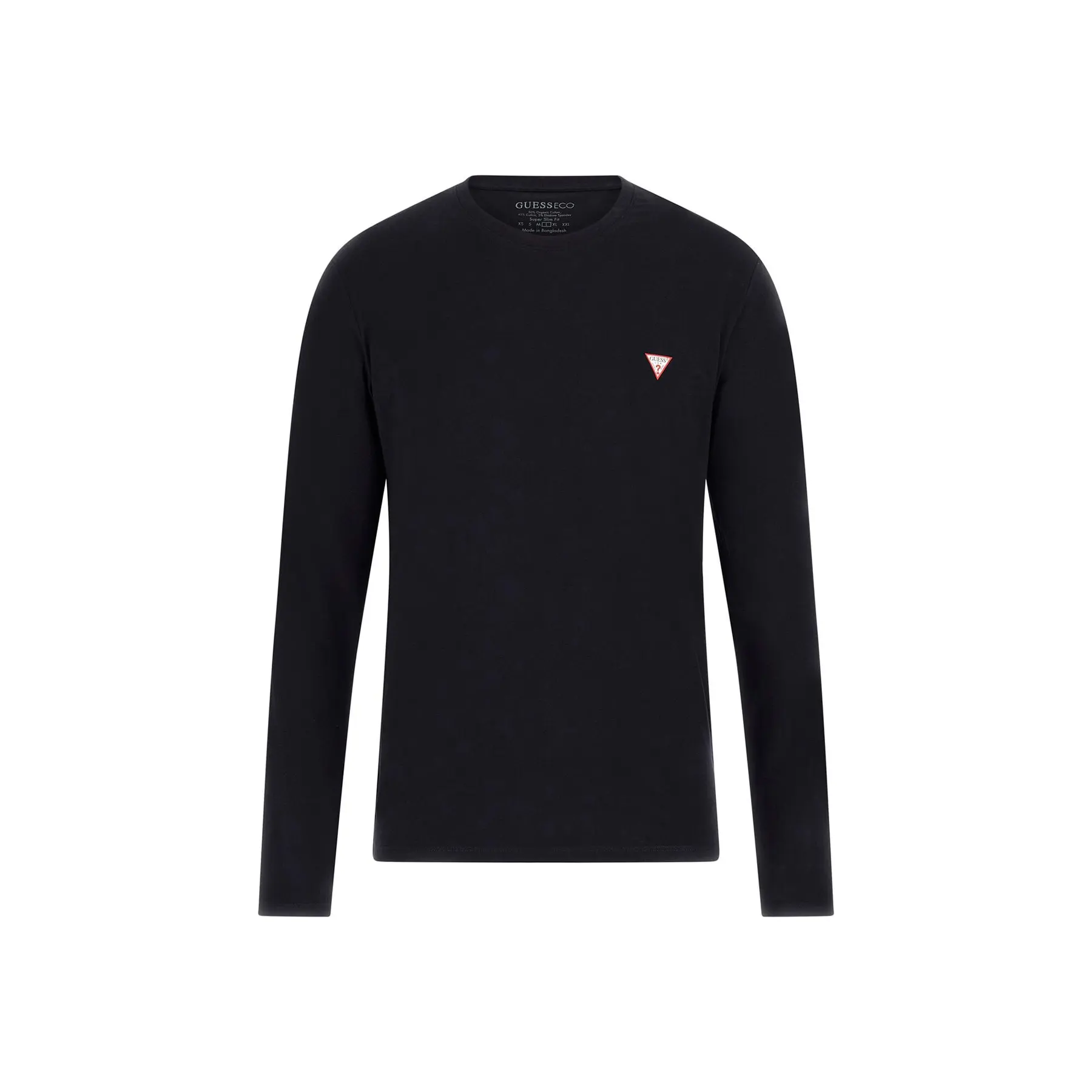 Maglietta a maniche lunghe con scollo rotondo Guess Core