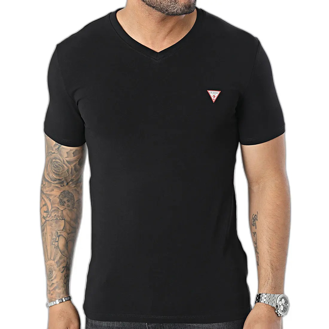 T-Shirt mit V-Ausschnitt Guess VN Core