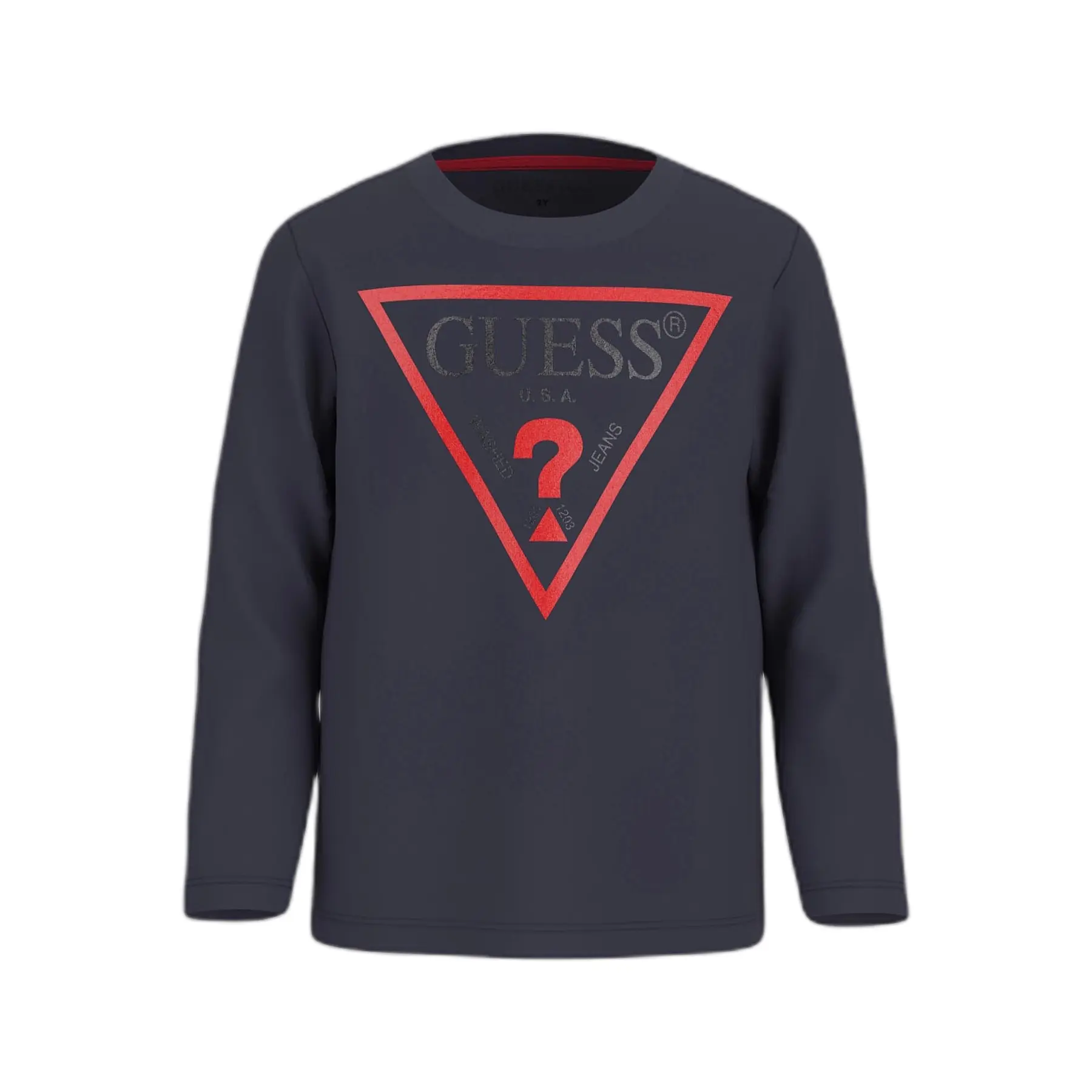 Guess Jungen Blau Langarmshirt Core