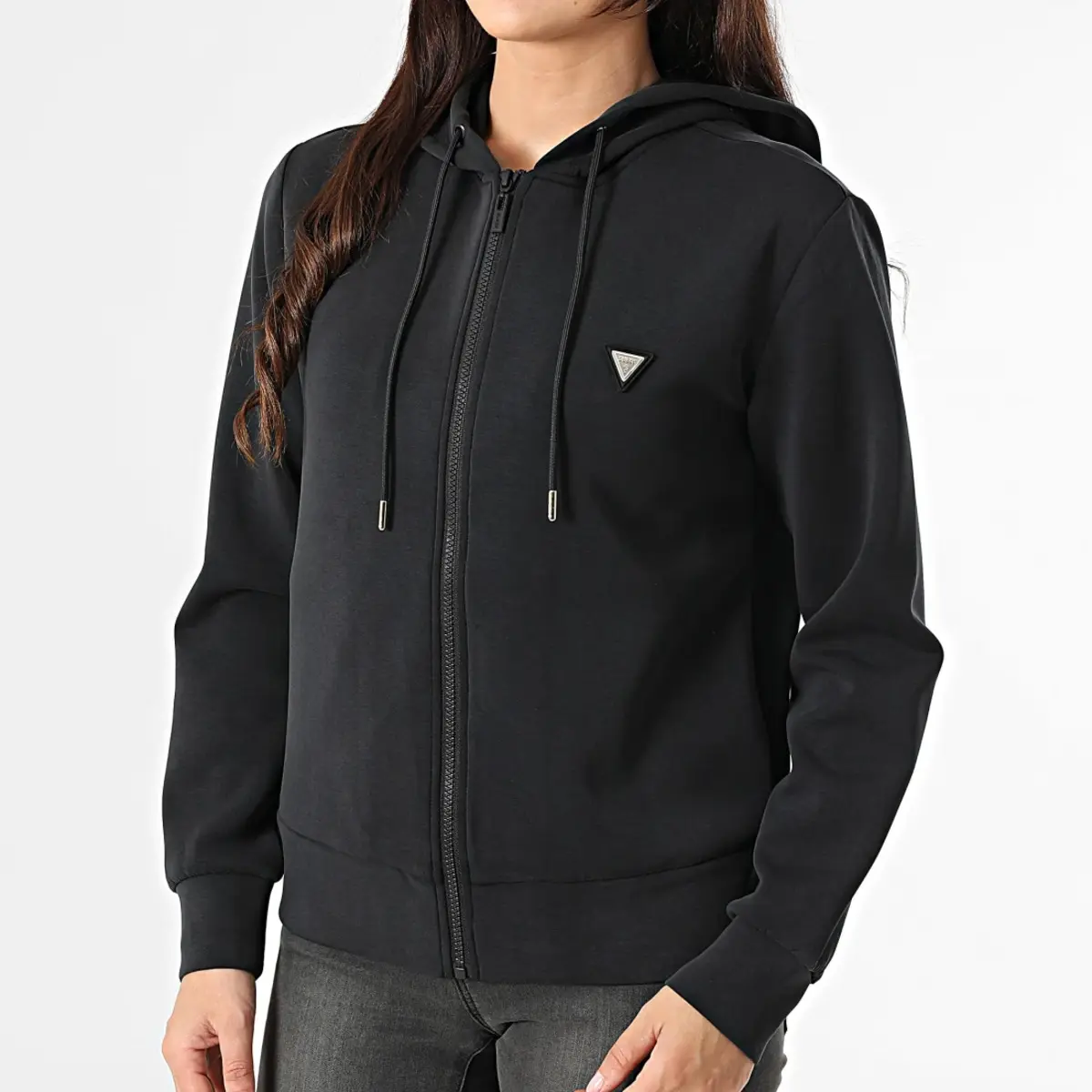 Guess Donna Nero - Olympe Scuba Sweatshirt - Sweatshirts & Hoodies - Xs - Immagine 2