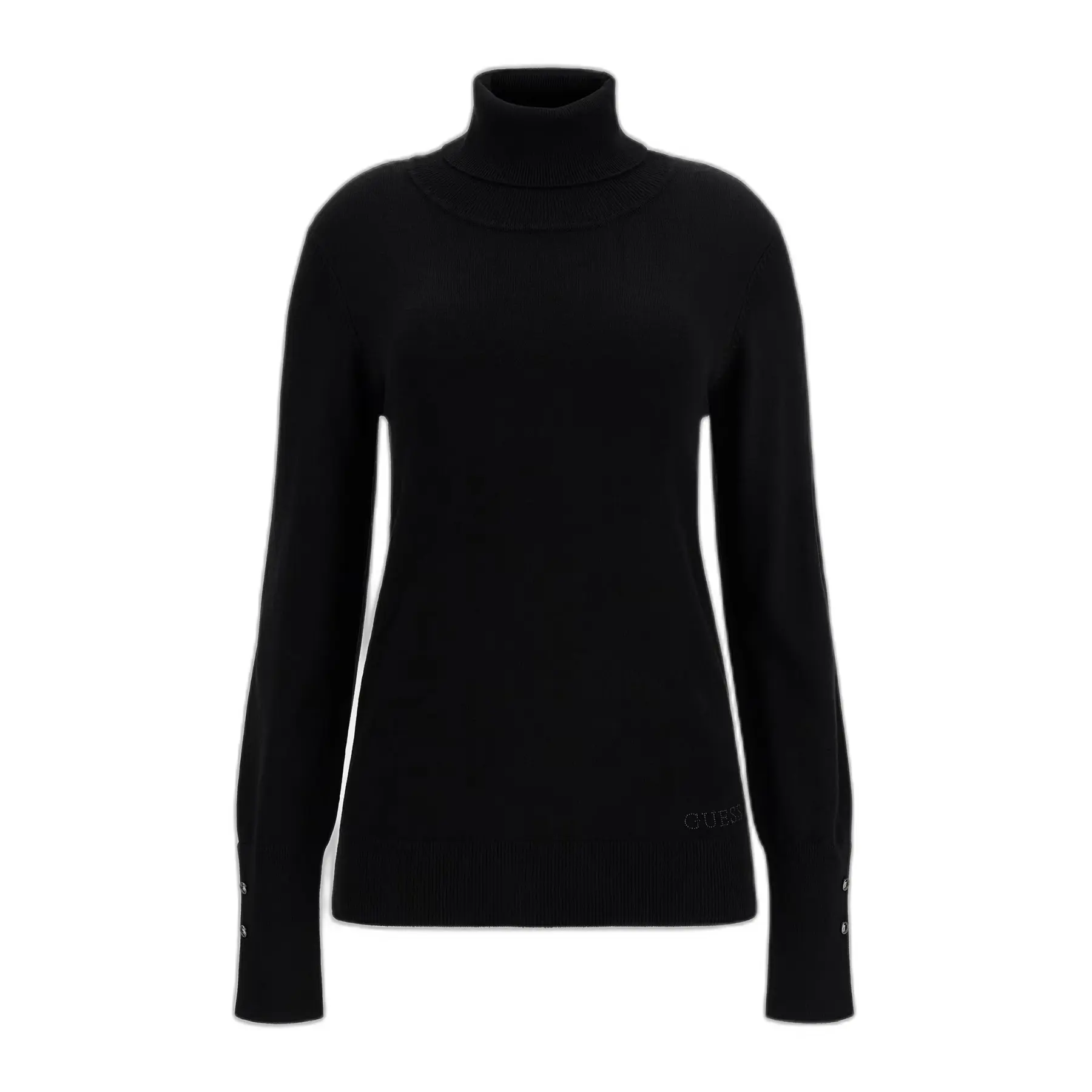 Maglia donna a manica lunga e collo alto Guess Paule