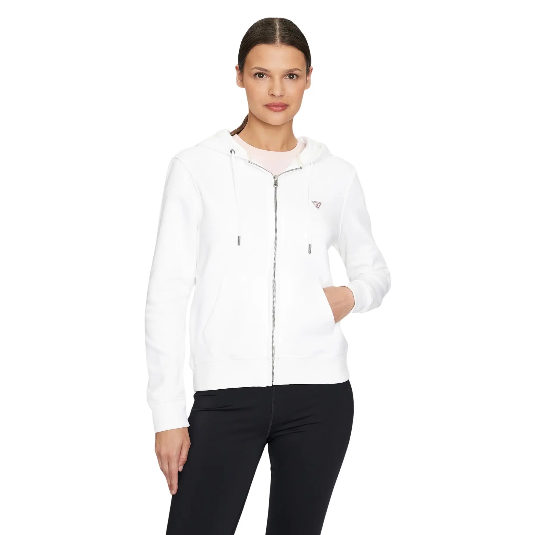 Giacca con cappuccio mini triangolo donna Guess