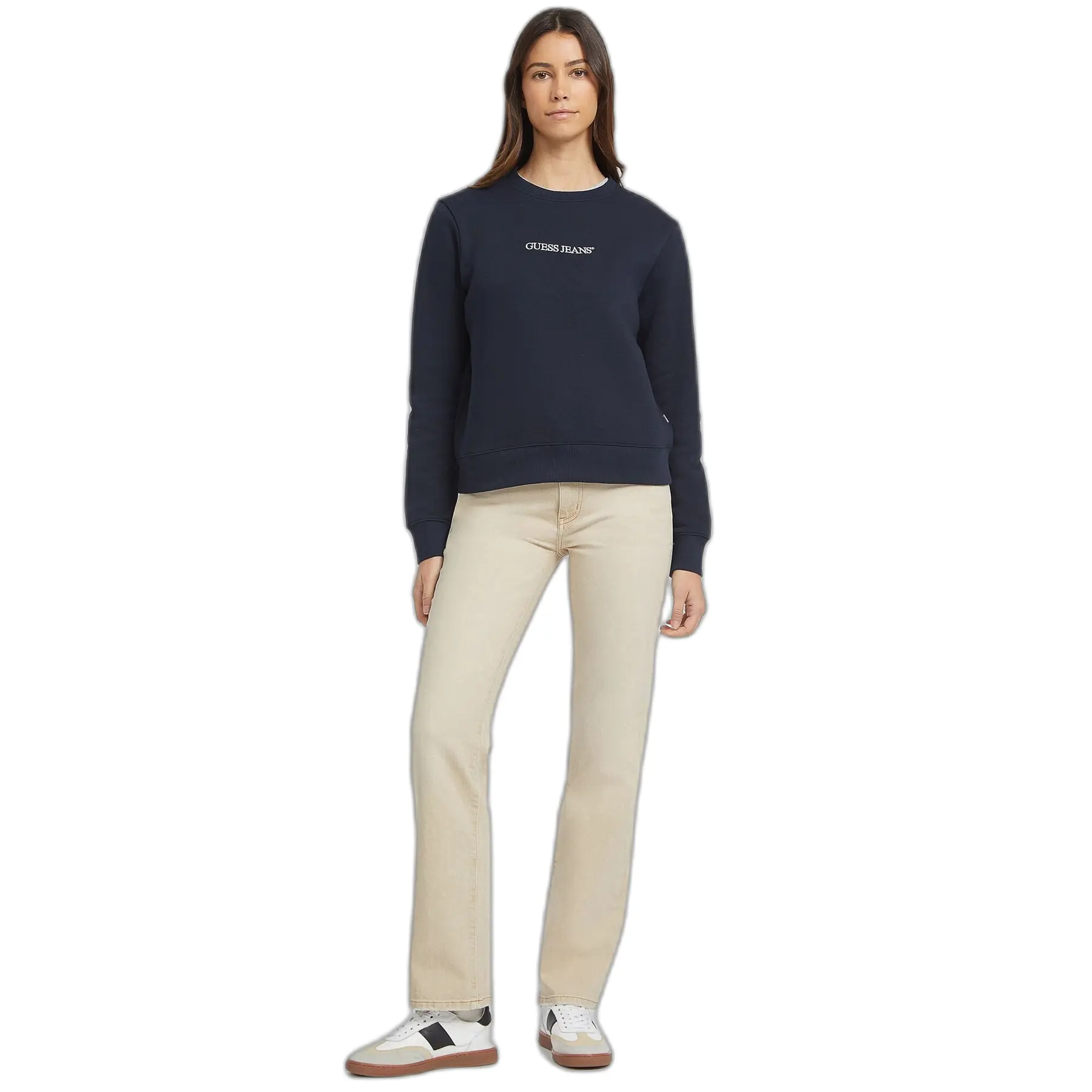 Felpa da donna Guess Gj Reg Logo Emb