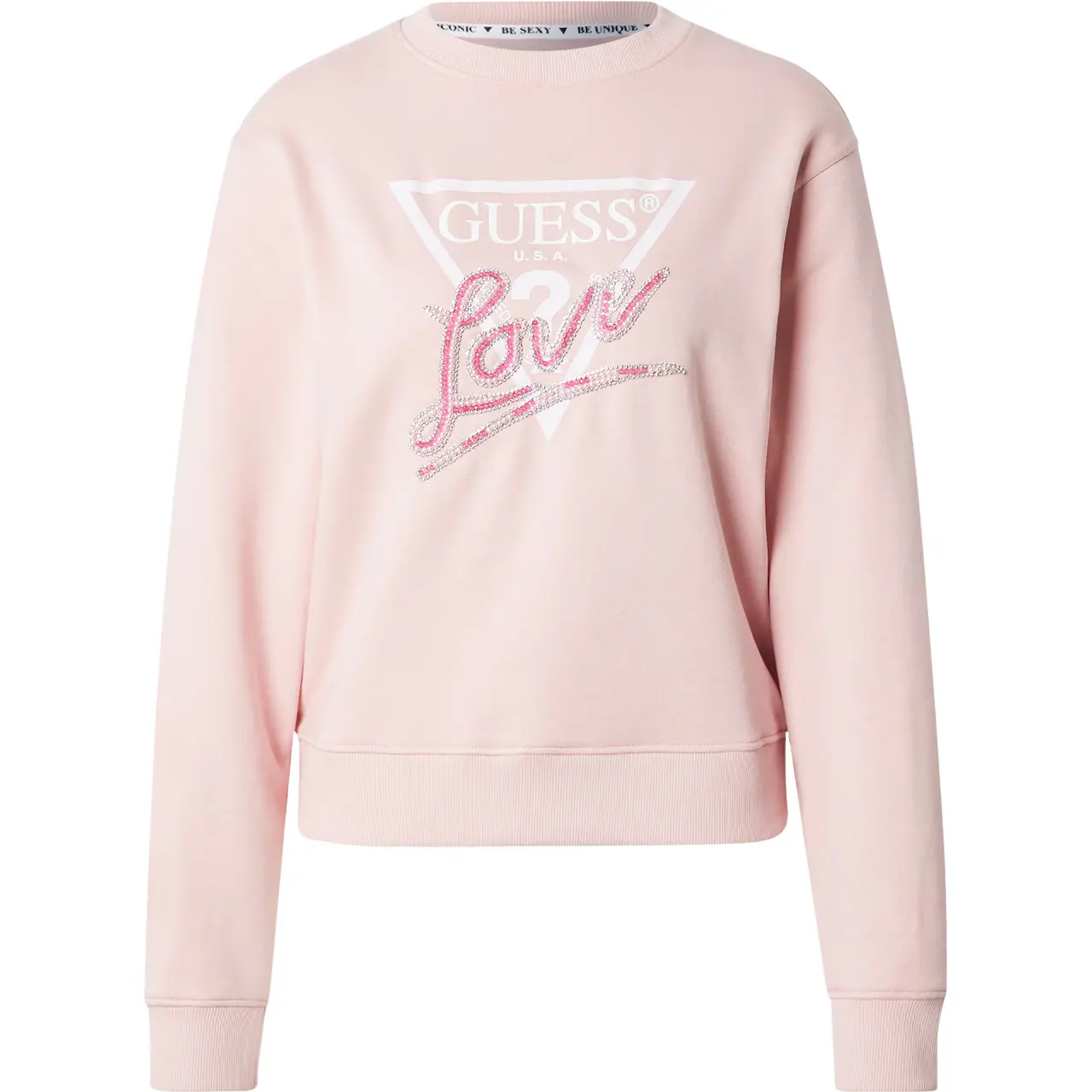 Felpa triangolare in pizzo polare donna Guess