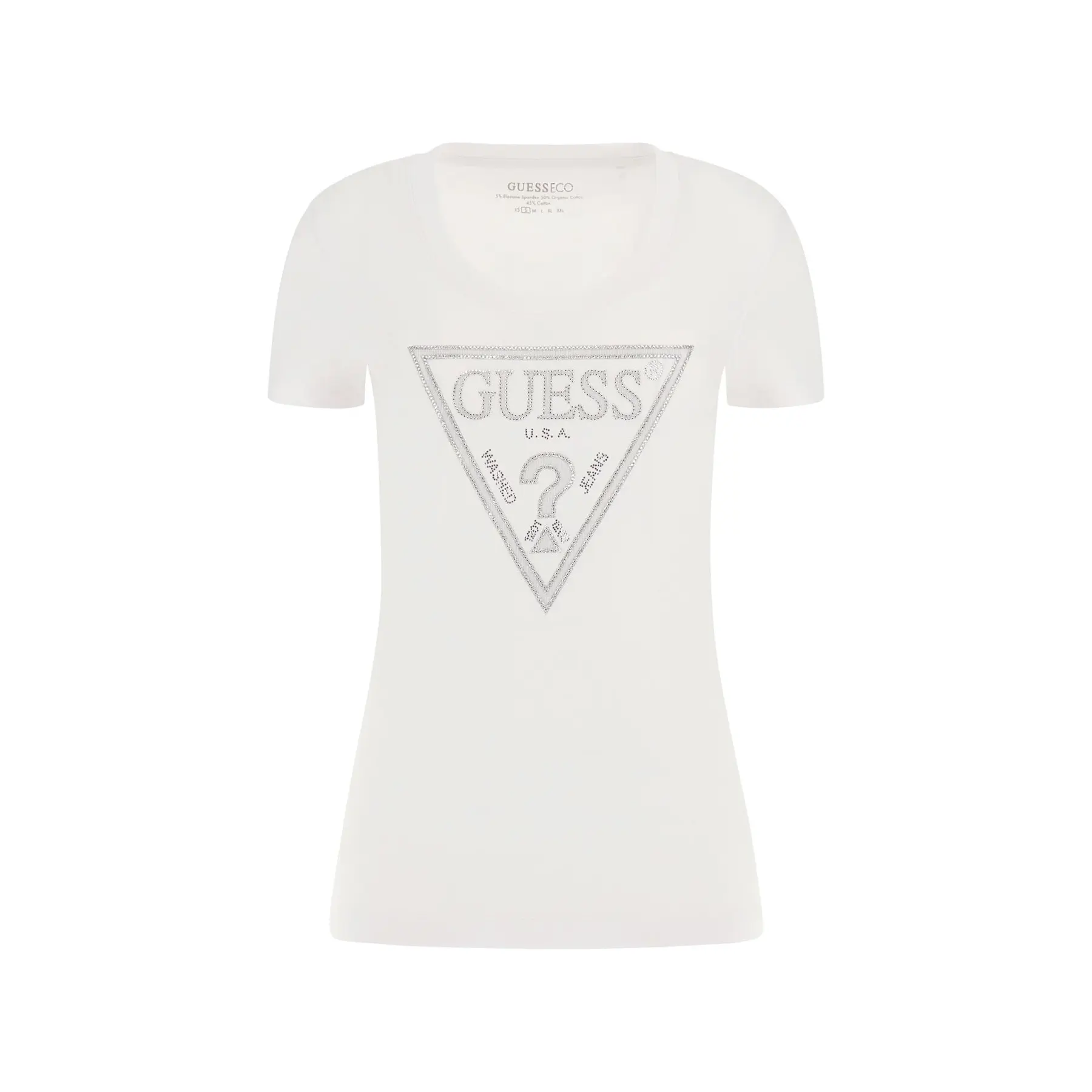 T-shirt da donna Guess CN Shiny Triangle