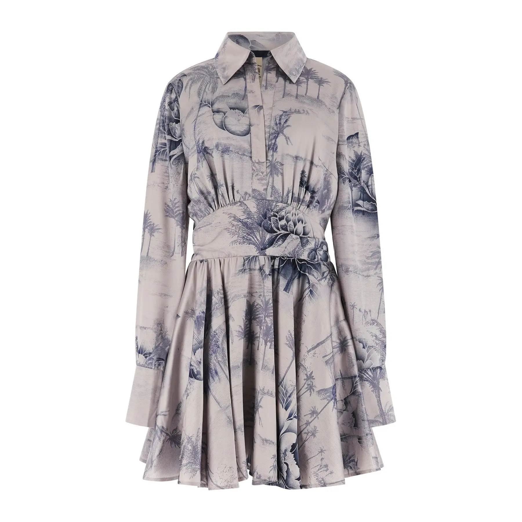 Abito svasato con maniche lunghe donna Guess Concetta Flare