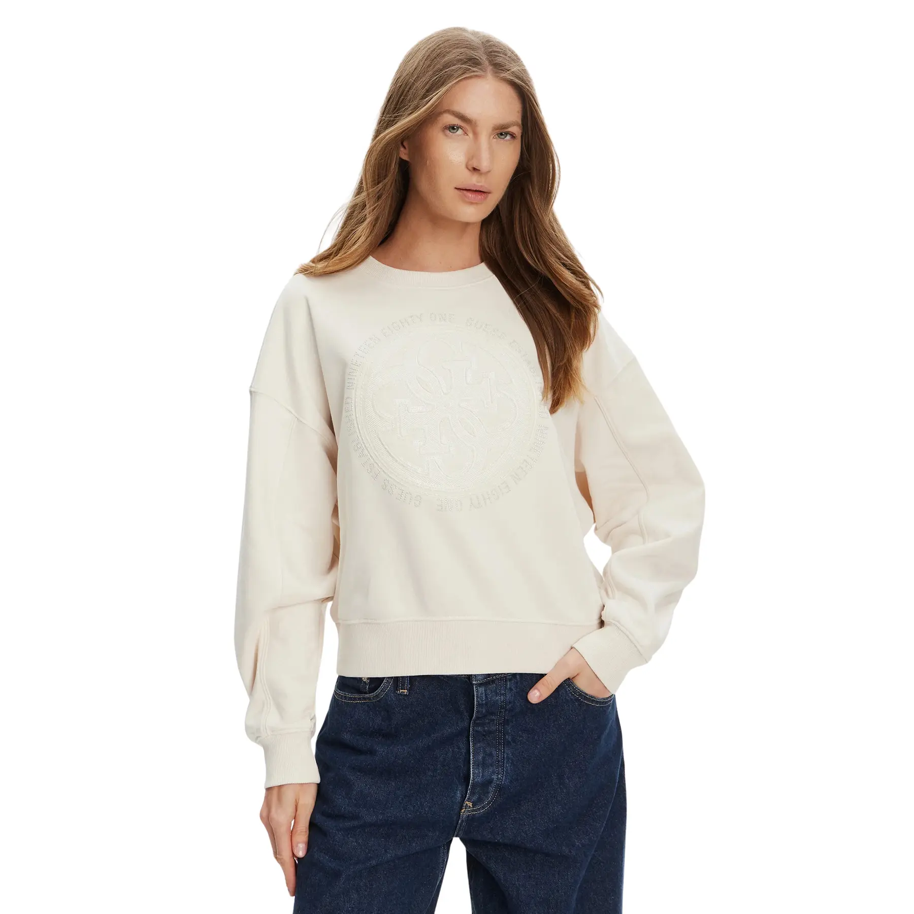 Felpa da donna Guess 4G Hotfix