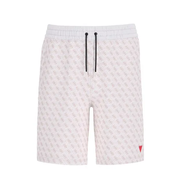 Pantaloni Corti Guess Korbin Uomo Bianco Grande - Immagine 2