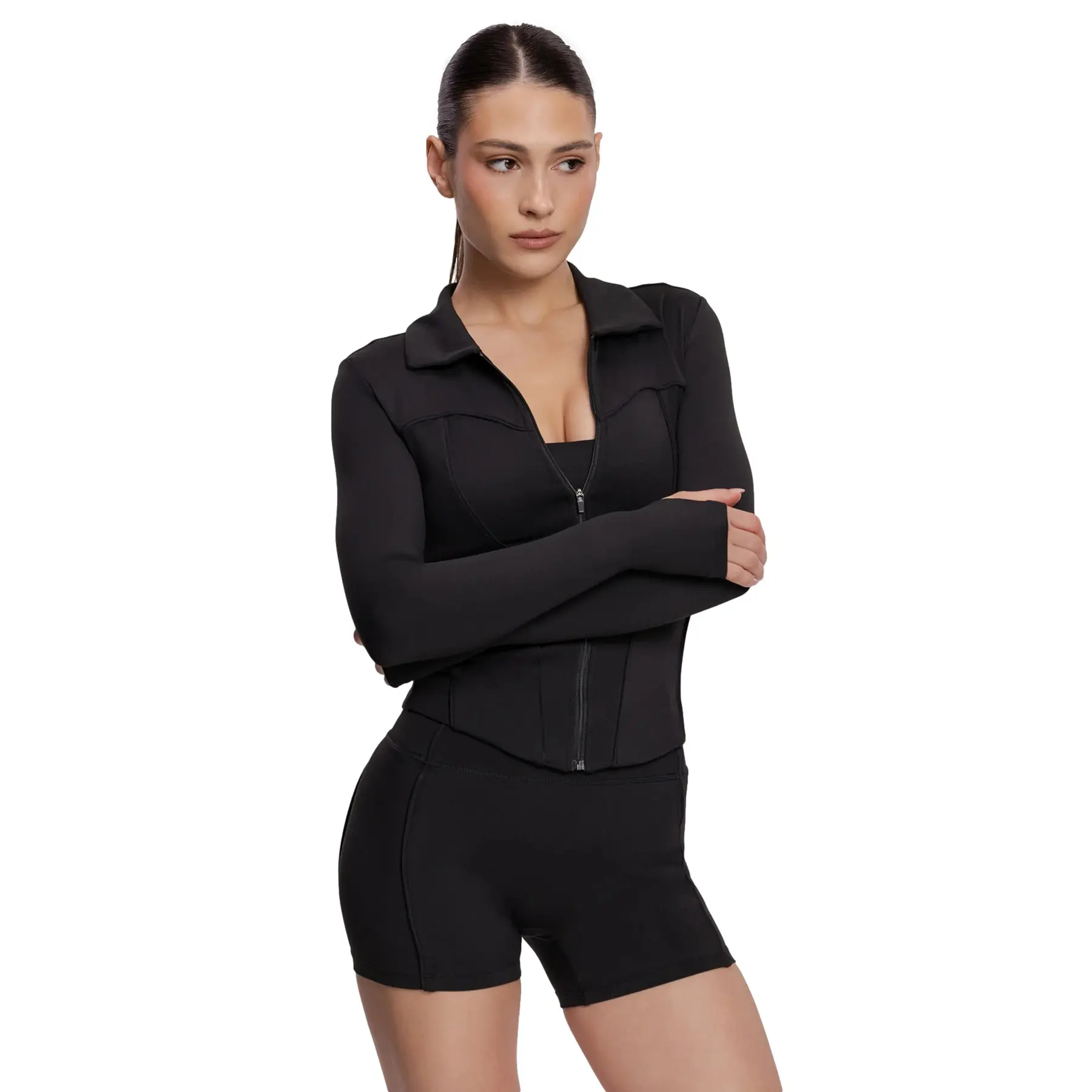 Giacca con zip da donna  Pilates Era