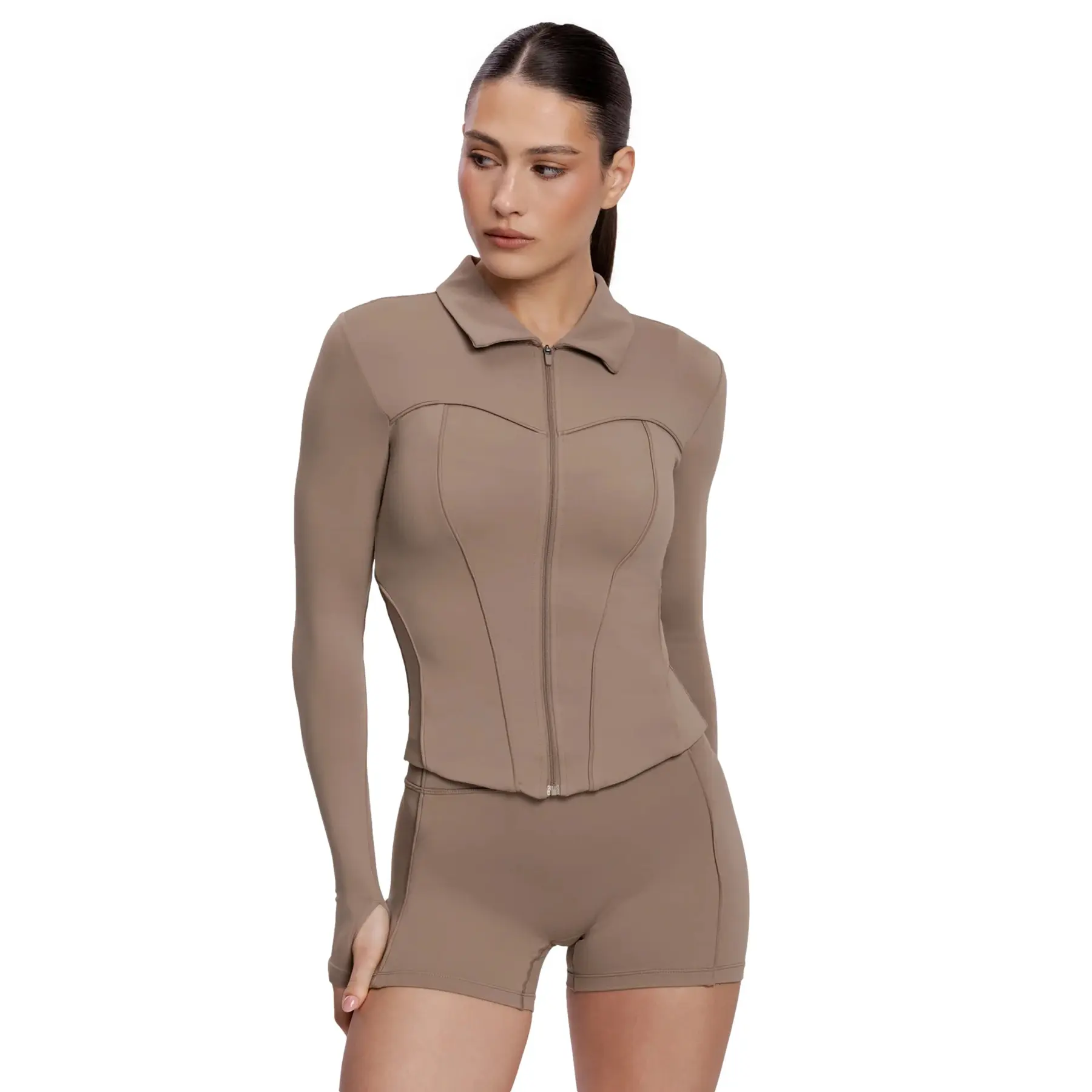 Giacca con zip da donna  Pilates Era