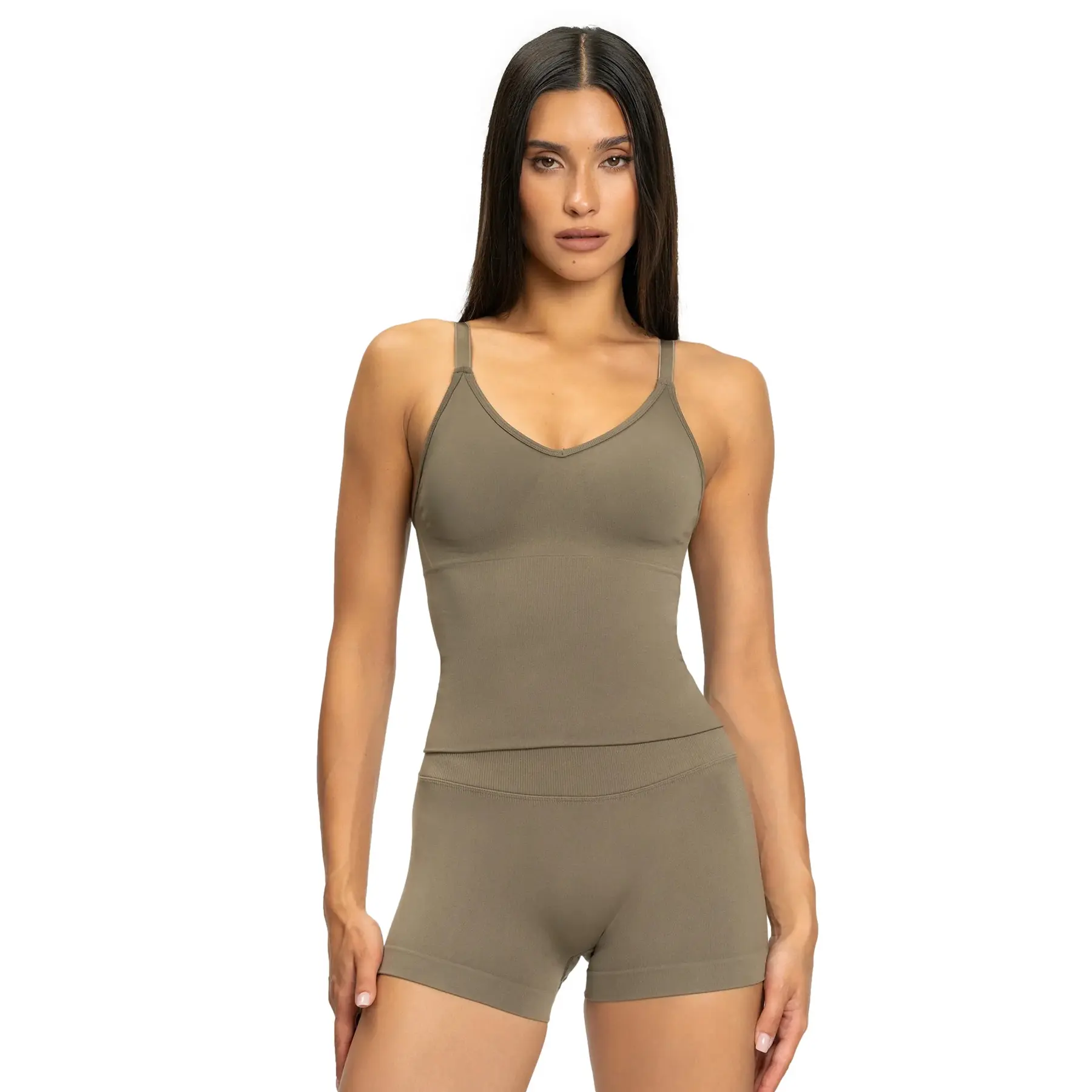 Canottiera lunga da donna Gym Glamour Second Skin