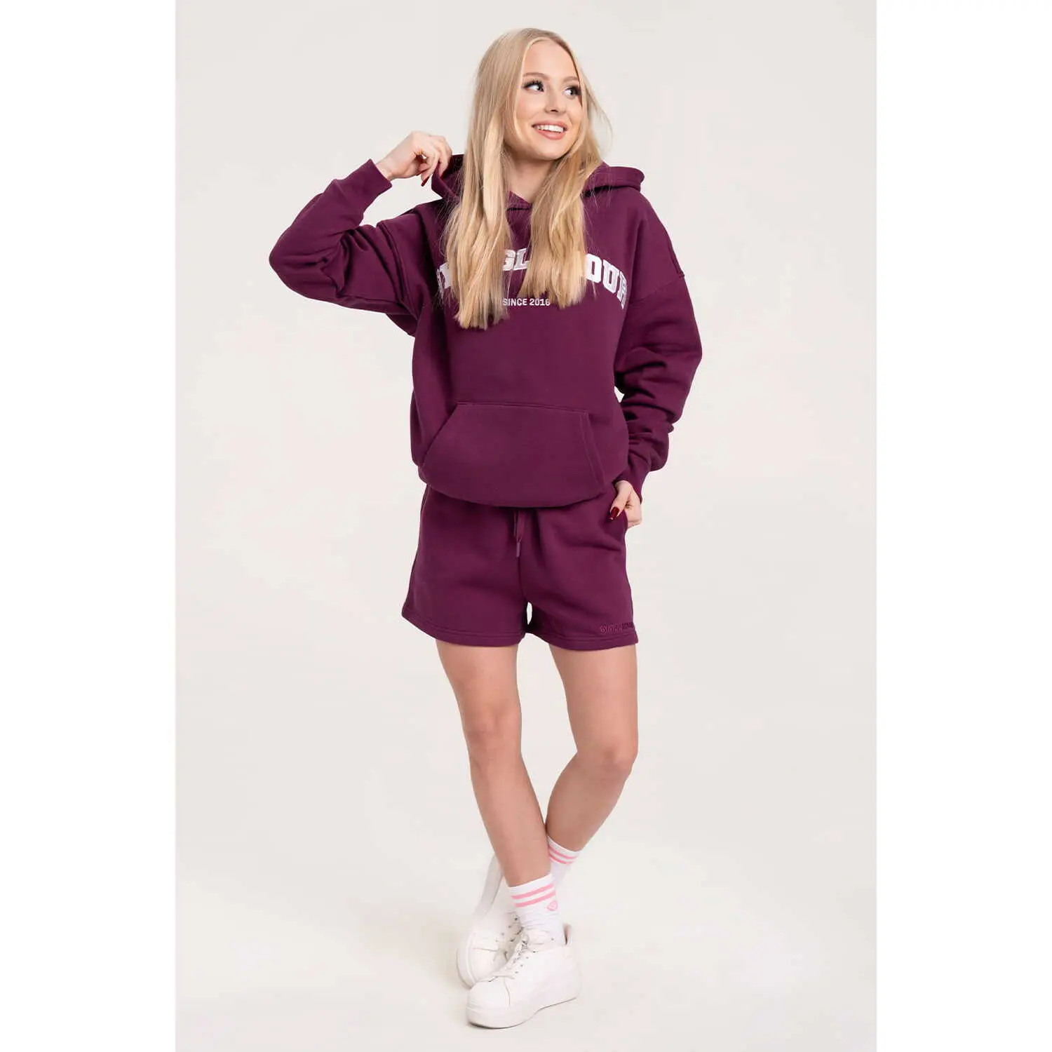 Hoodie Damen Gym Glamour Classic
