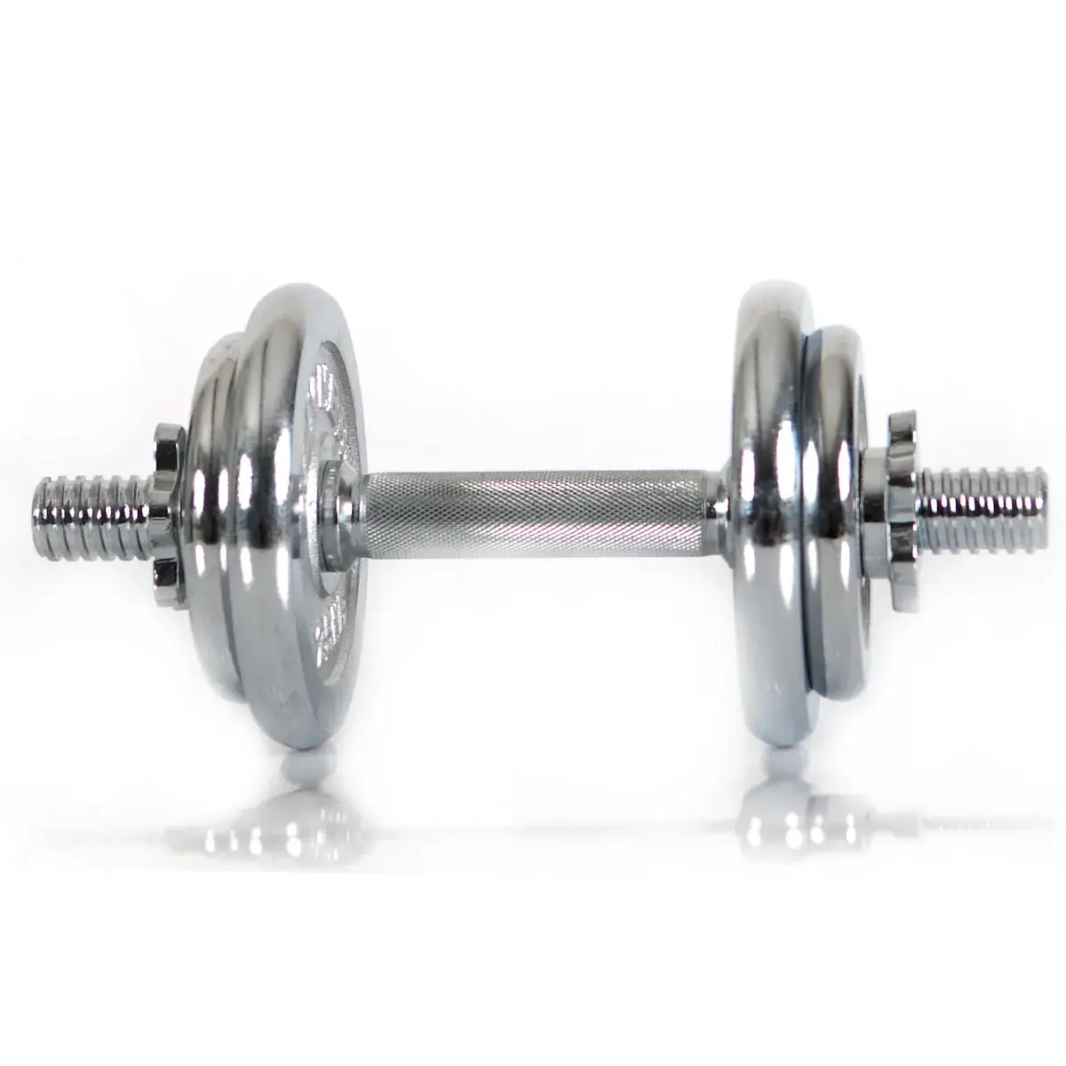 HAMMER Hanteln und Gewichte Kurzhantel-Set 10 kg, Chrom