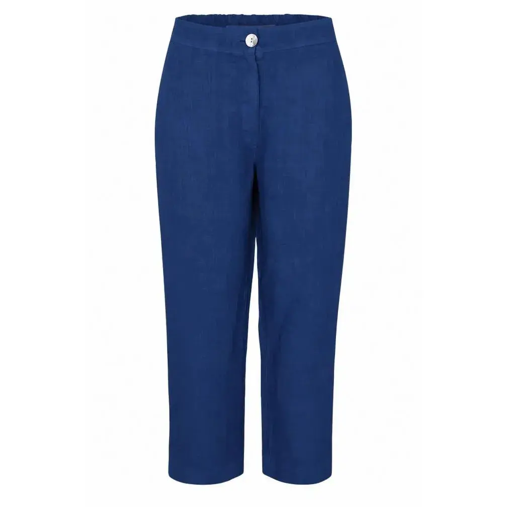 Pantaloni curve in lino donna Haris Cotton