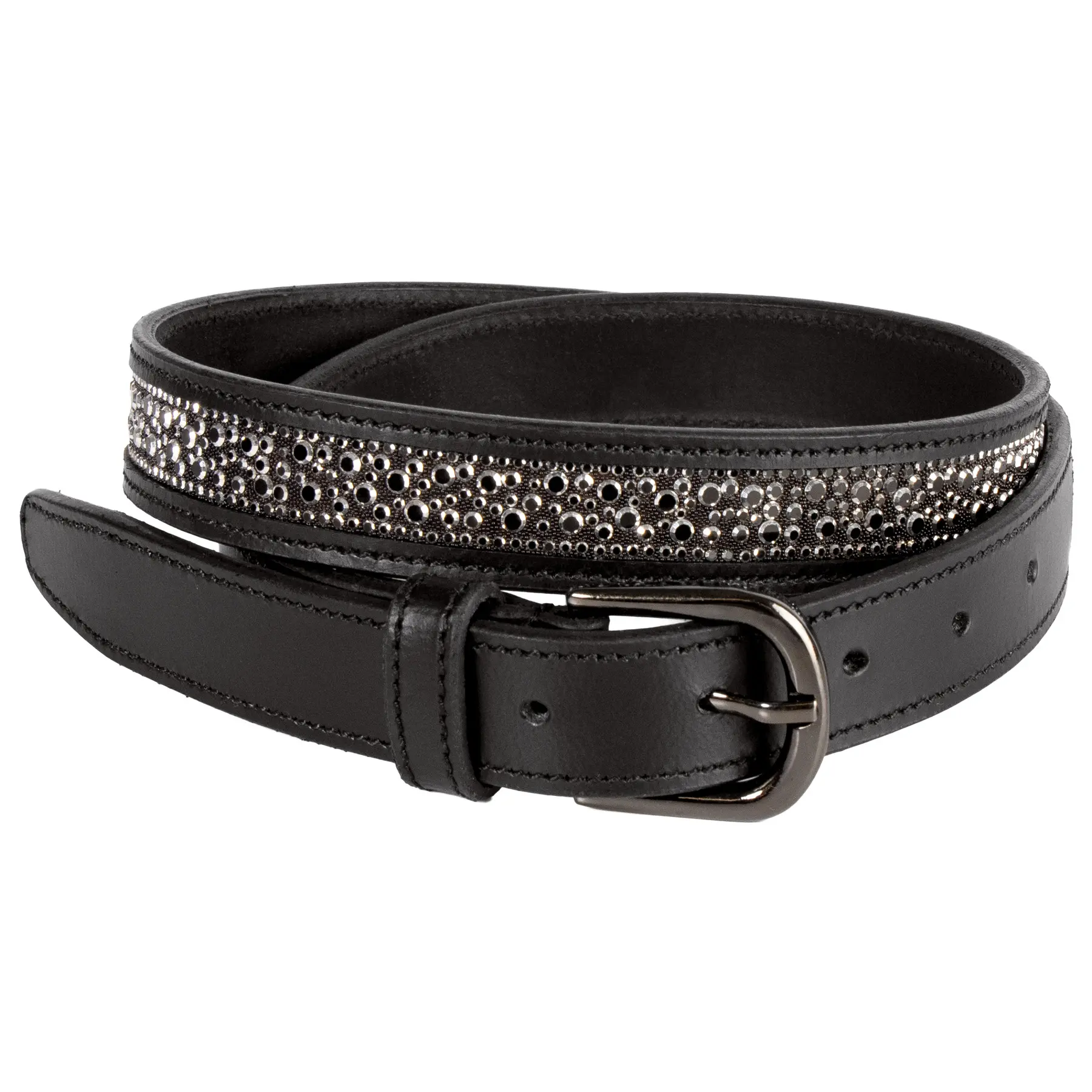 Cintura in pelle Harry's Horse Crystal Drops