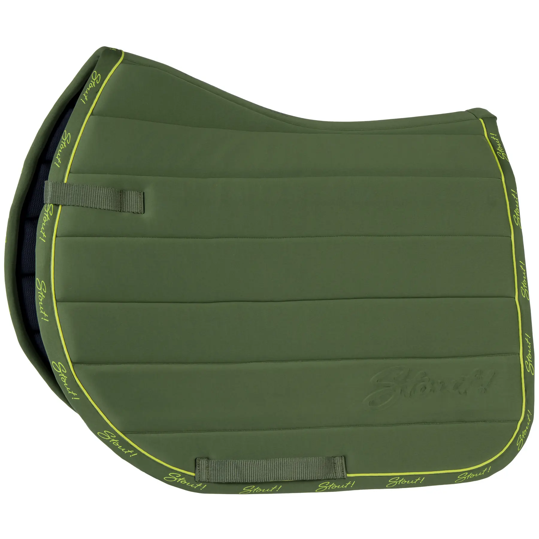 Jumping Saddle Pad Harry's Horse STOUT! Lime