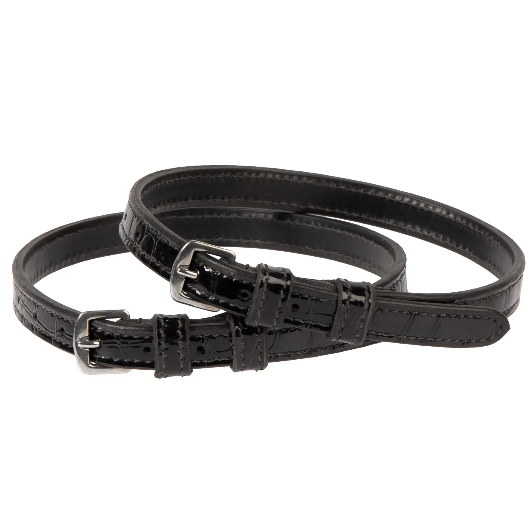 Leather spur straps Harry's Horse Croco