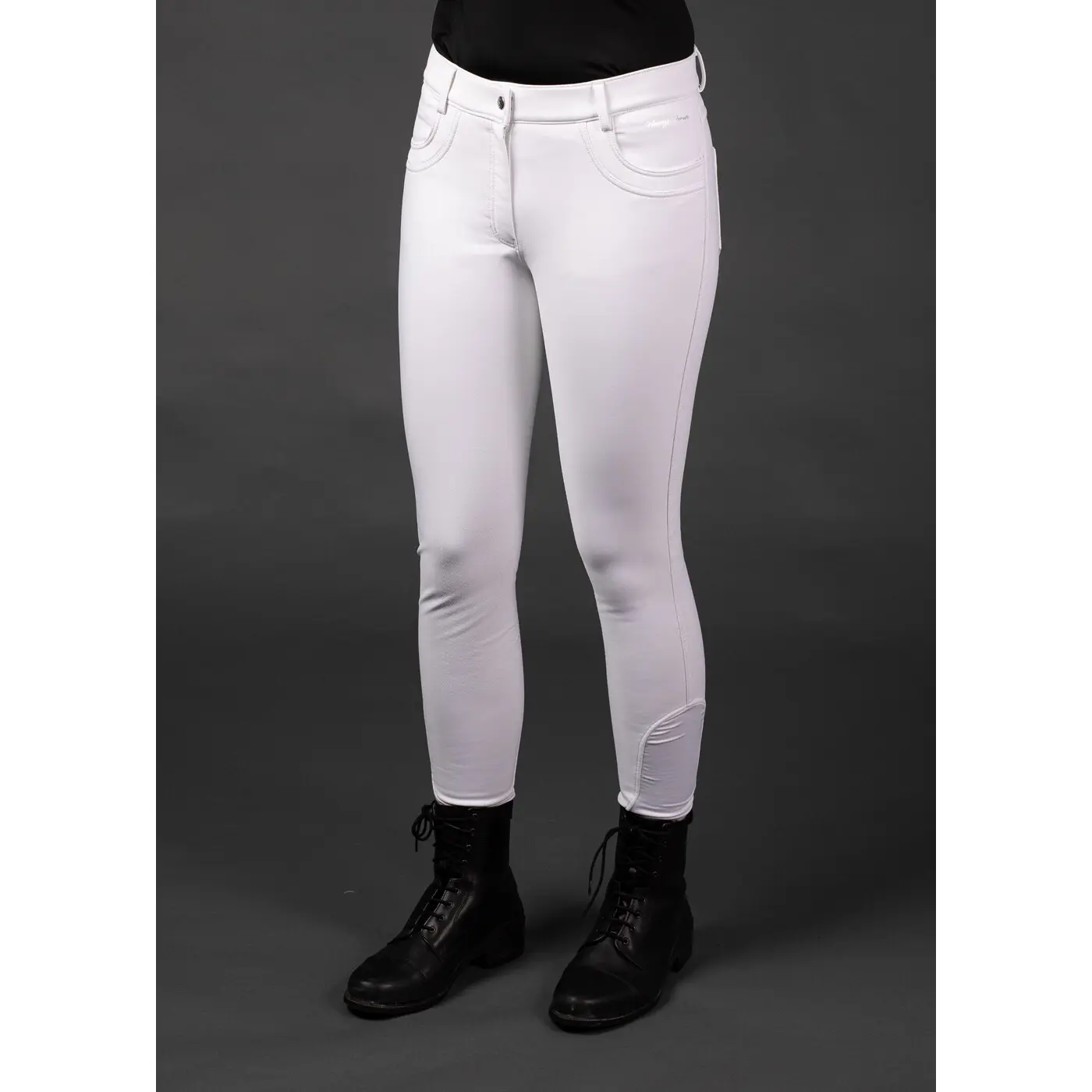 Turnierpolo mit langen Ärmeln Damen Harry's Horse Satin