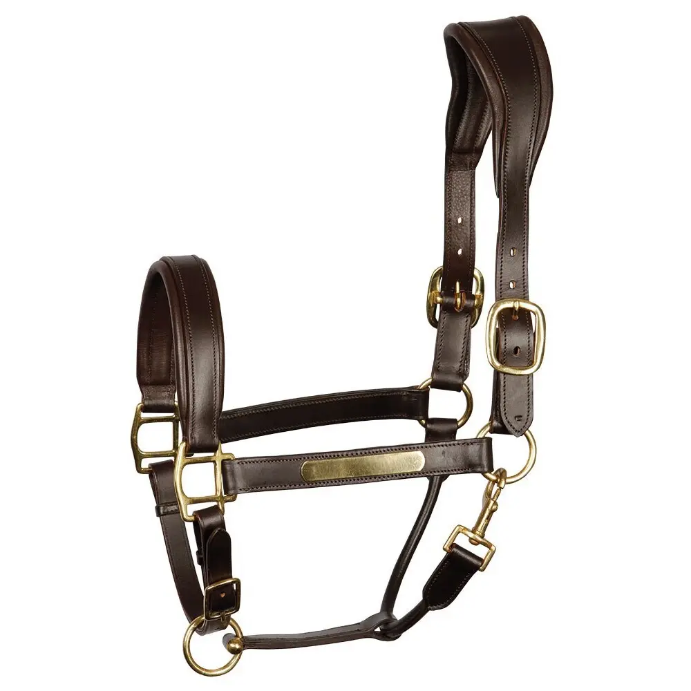 Cavezza anatomica in cuoio per cavalli Harry's Horse