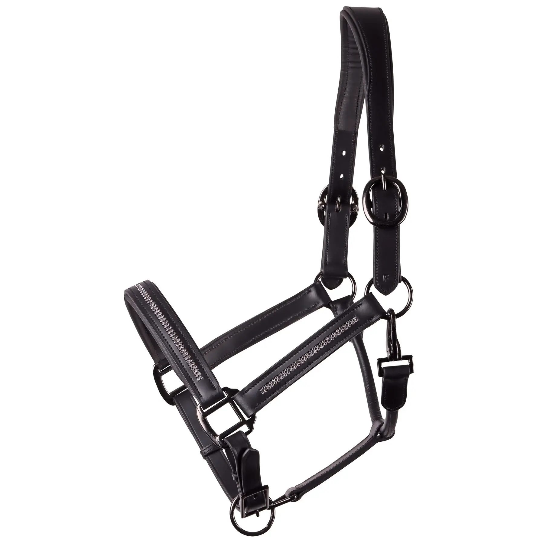 Leather halter for horses Harry's Horse Metallic