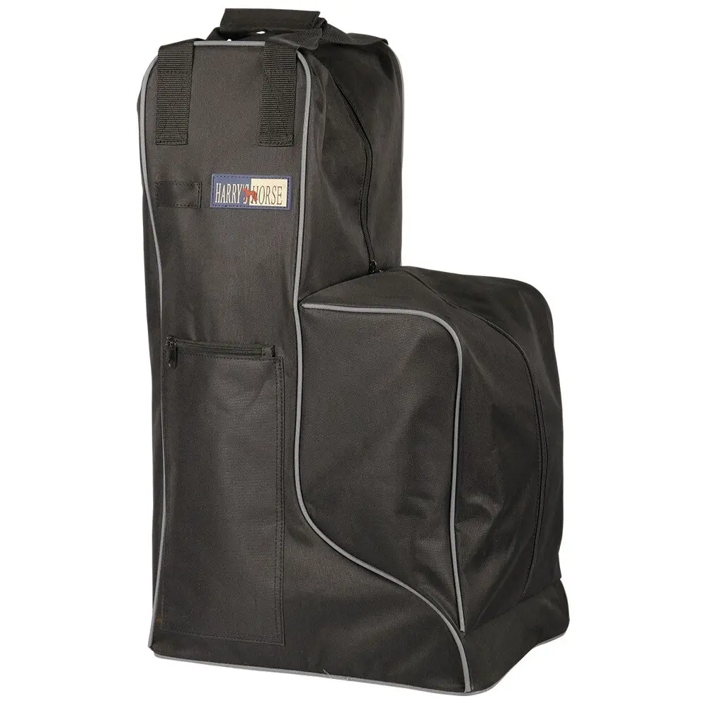 Harry's Horse Schwarz Stiefeltasche Reiten Extra
