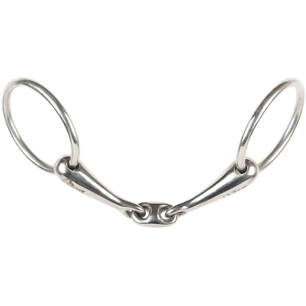 Mors 2 anneaux pour cheval double brisure Harry's Horse 16 mm