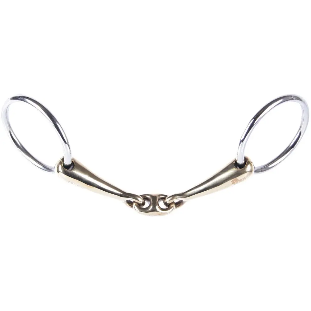 Mors 2 anneaux double brisure pour cheval Harry's Horse