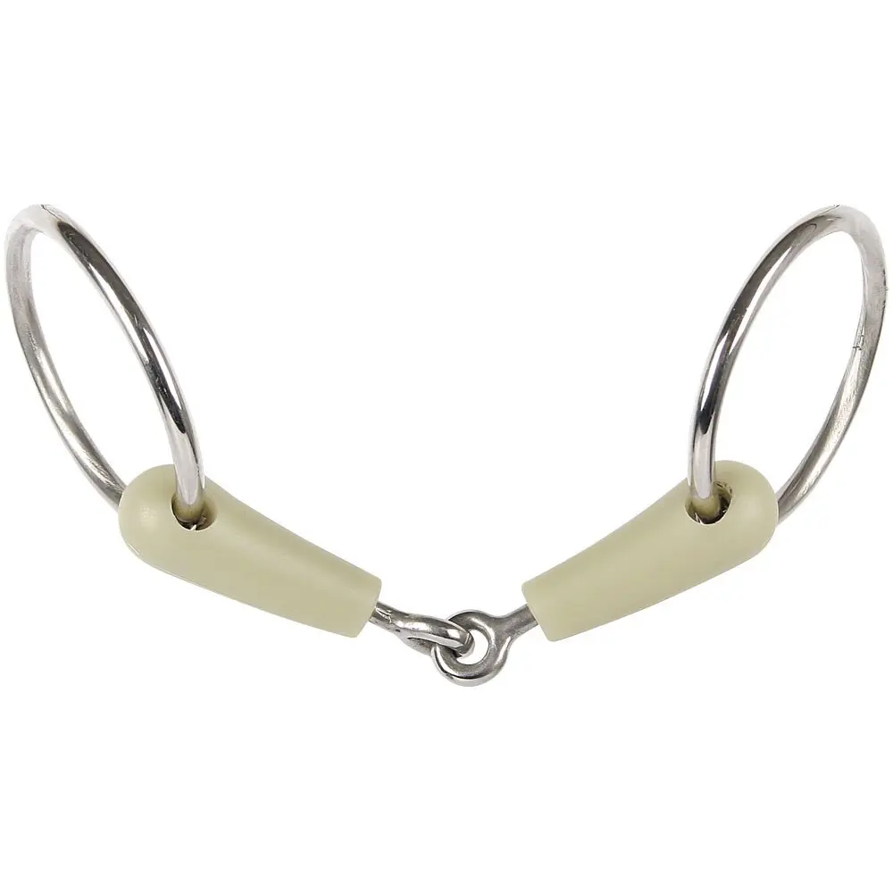Mors 2 anneaux pour cheval simple brisure Harry's Horse Apple
