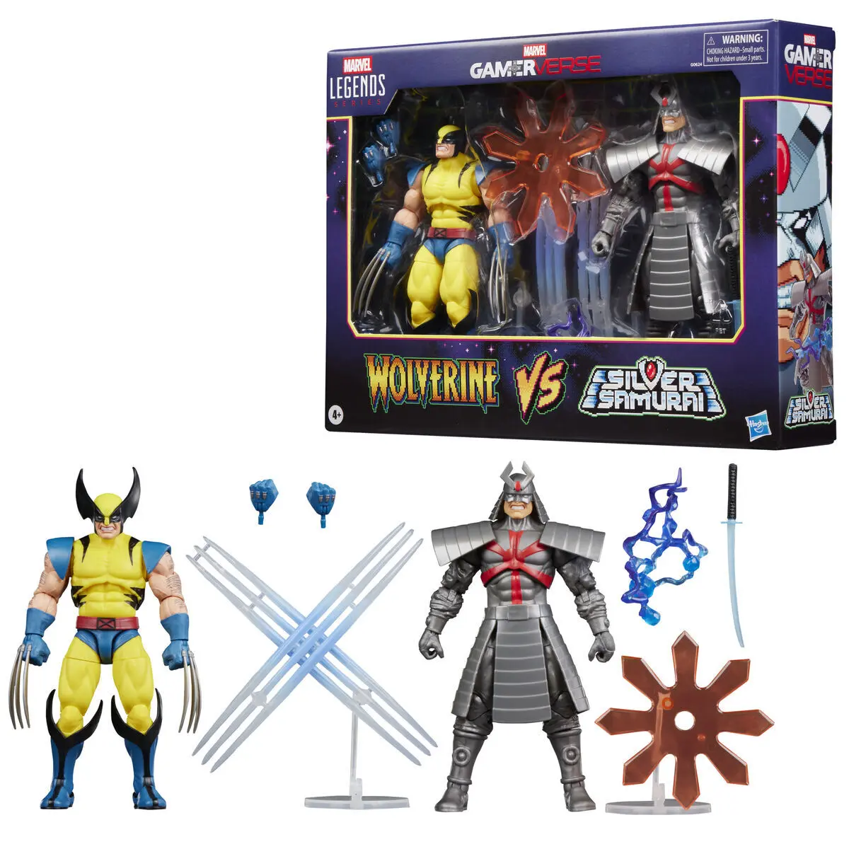 Figurine Hasbro Wolverine & Silver Samurai Gameverse (x2)