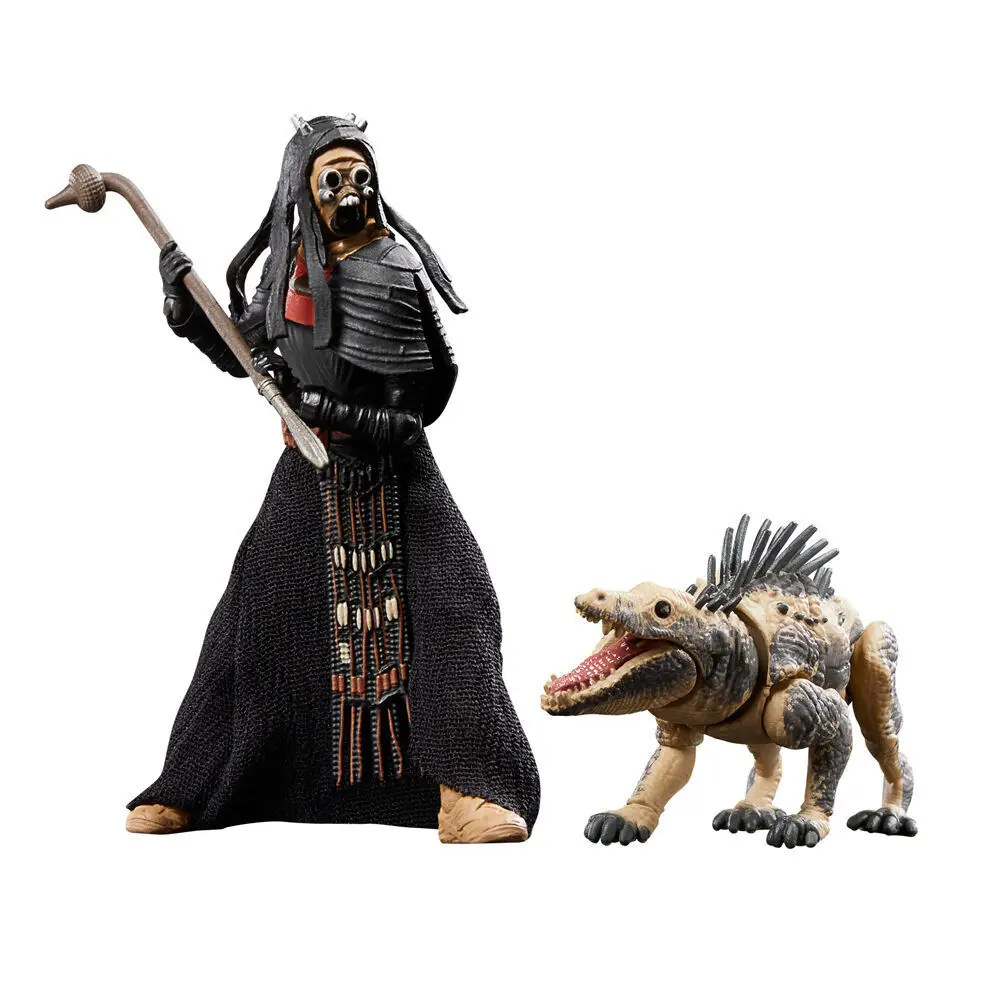 Figurine Hasbro Star Wars The Book Of Boba Fett Tusken Warrior & Massiff-image