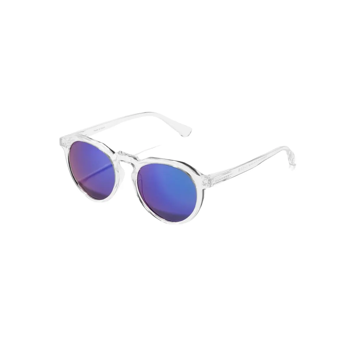 Hawkers Unisex Blue/Transparent Sunglasses Warwick Raw - Sky - Image 3