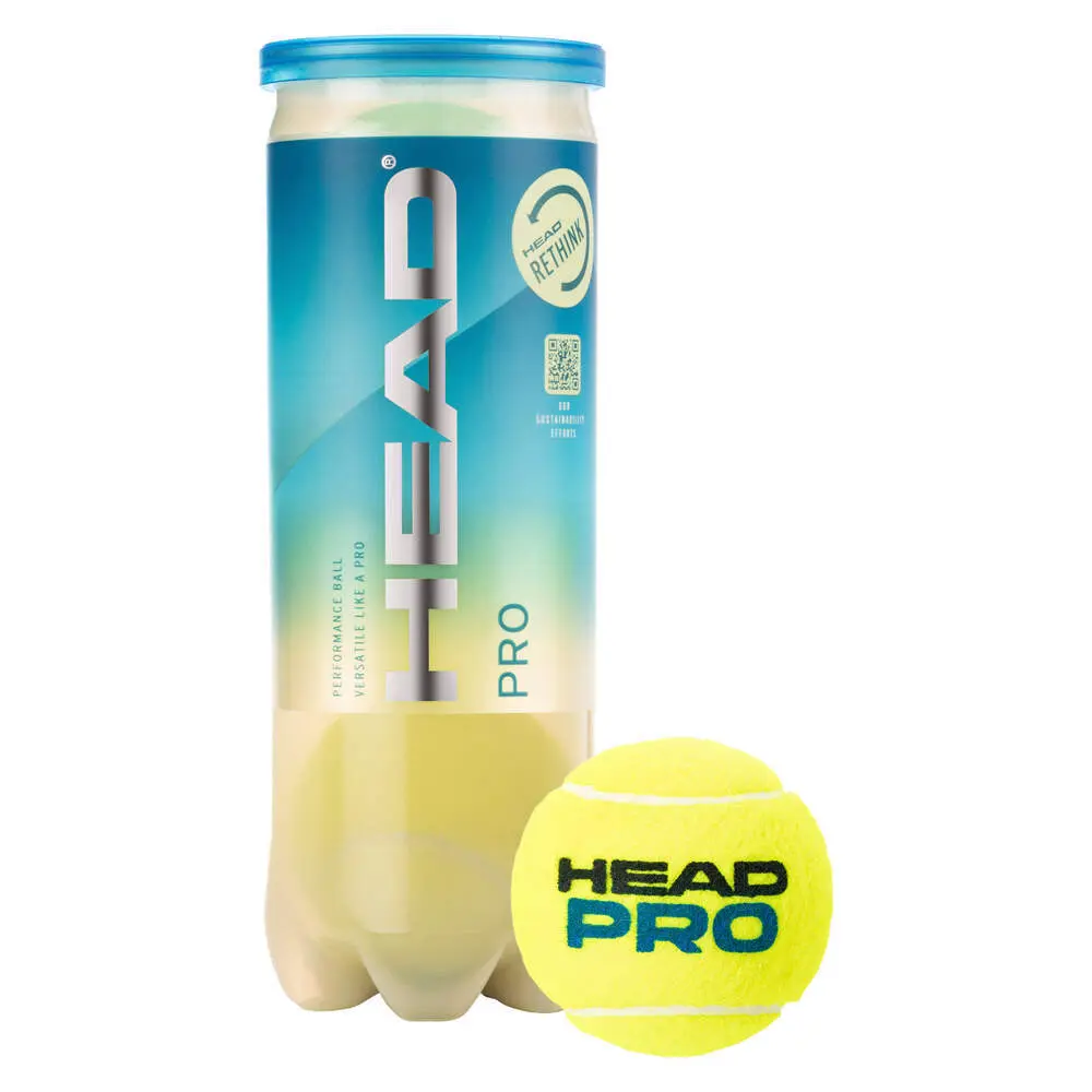 Tubo de 3 pelotas de tenis Head Pro